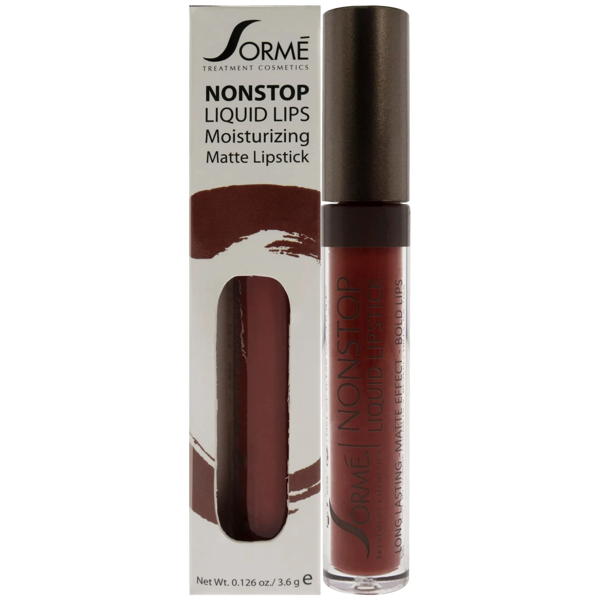 Nonstop Moisturizing Matte Liquid Lipstick - 273 Enchanted Sorme Cosmetics for Women 0.126 oz Lipstick