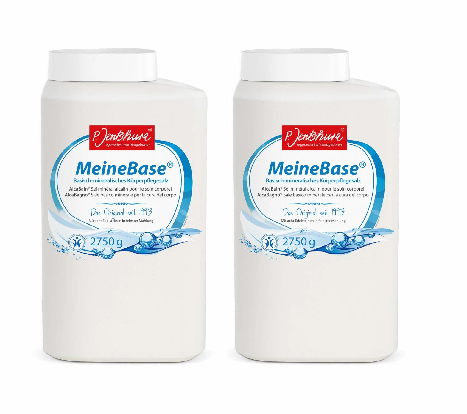 2x sal de baño mineral alcalina Dr. Jentschura ORGON, My Base, 2750 g