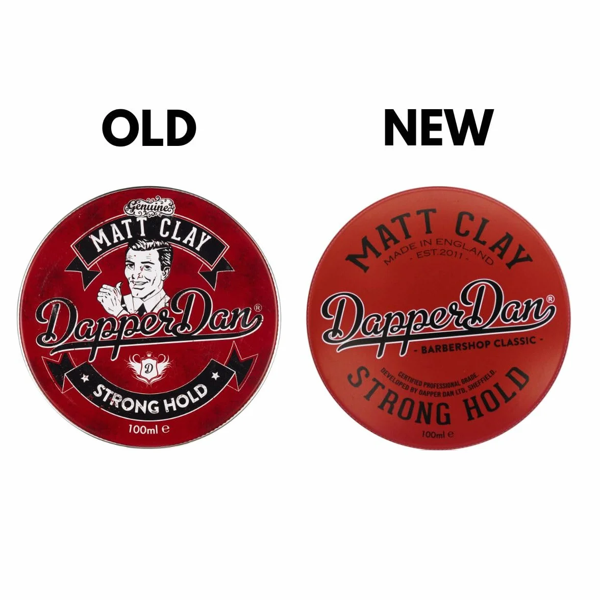 Matt Clay de Dapper Dan fijación fuerte acabado mate 100 ml