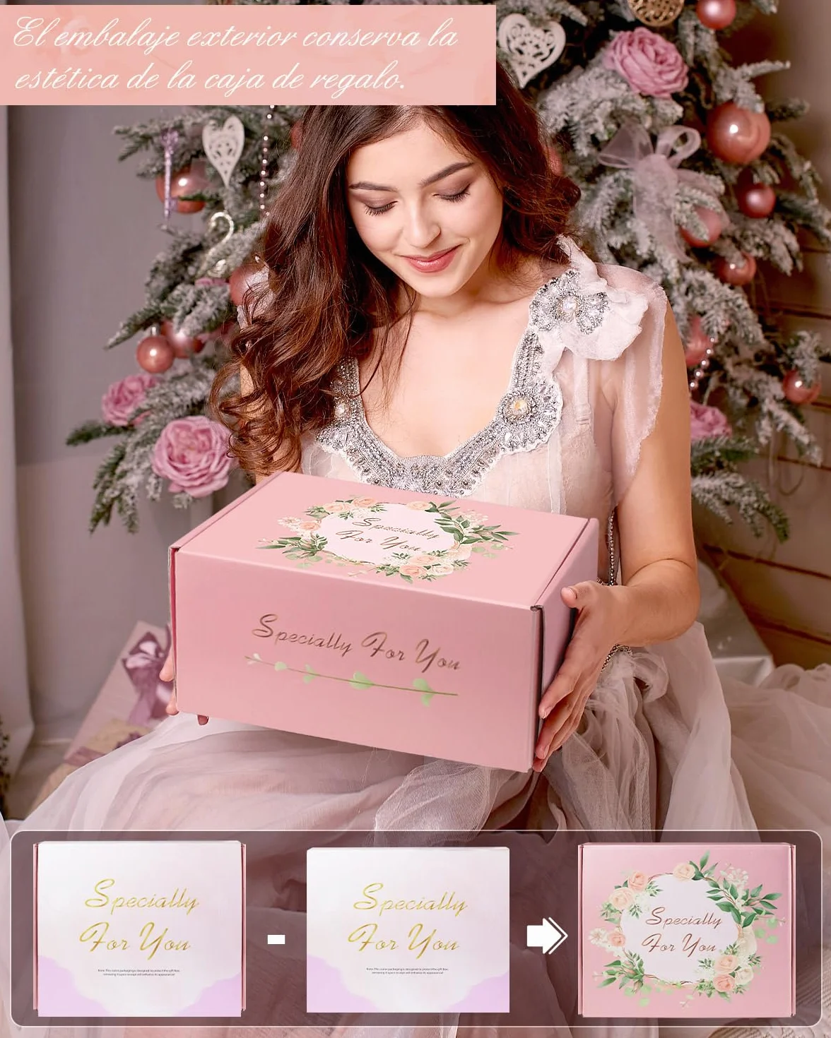 LIVEHITOP Regalos Originales para Mujer Set San Valentín Día de la Madre Navidad