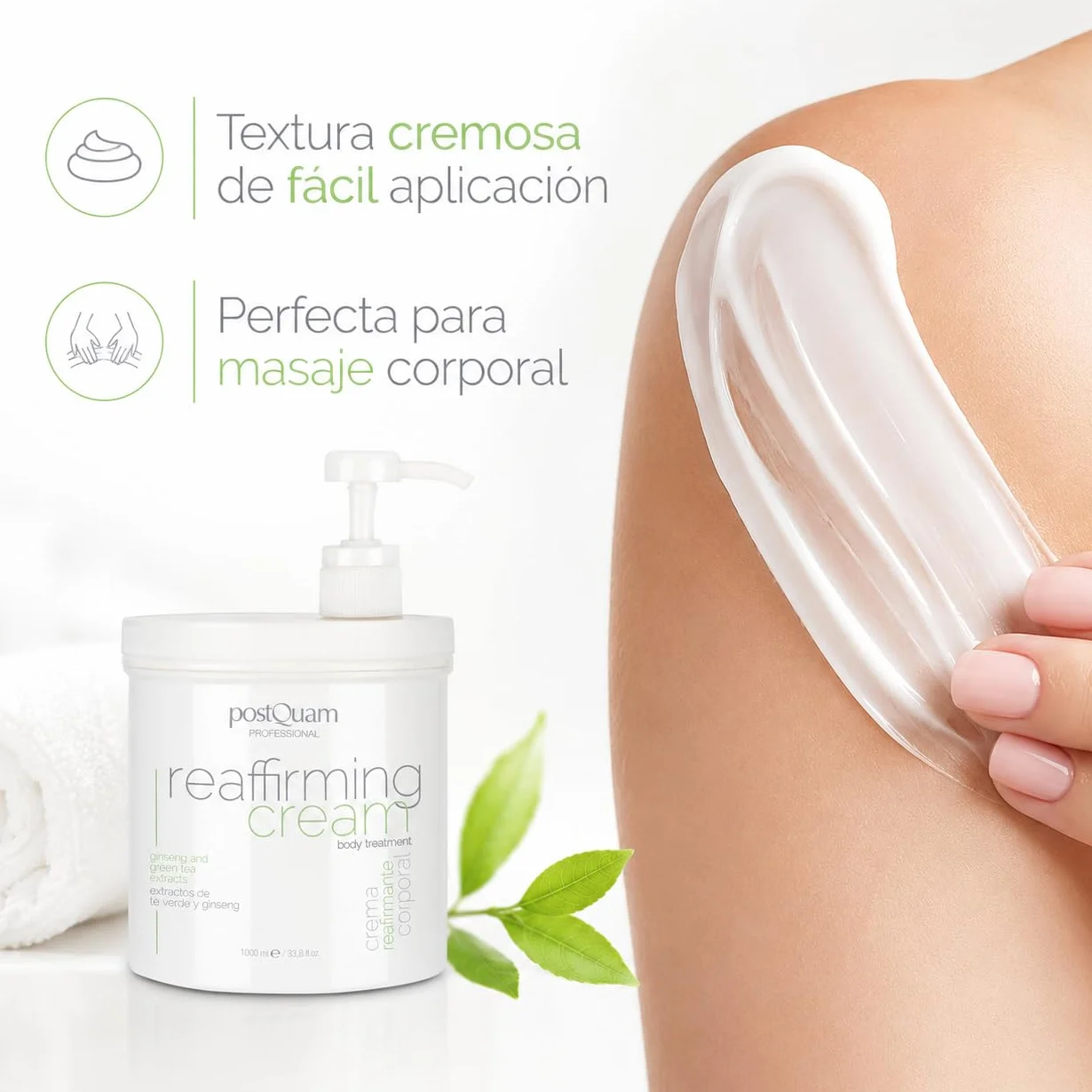 Crema Reafirmante Corporal 1000 ml Tratamiento Intensivo Antiflacidez