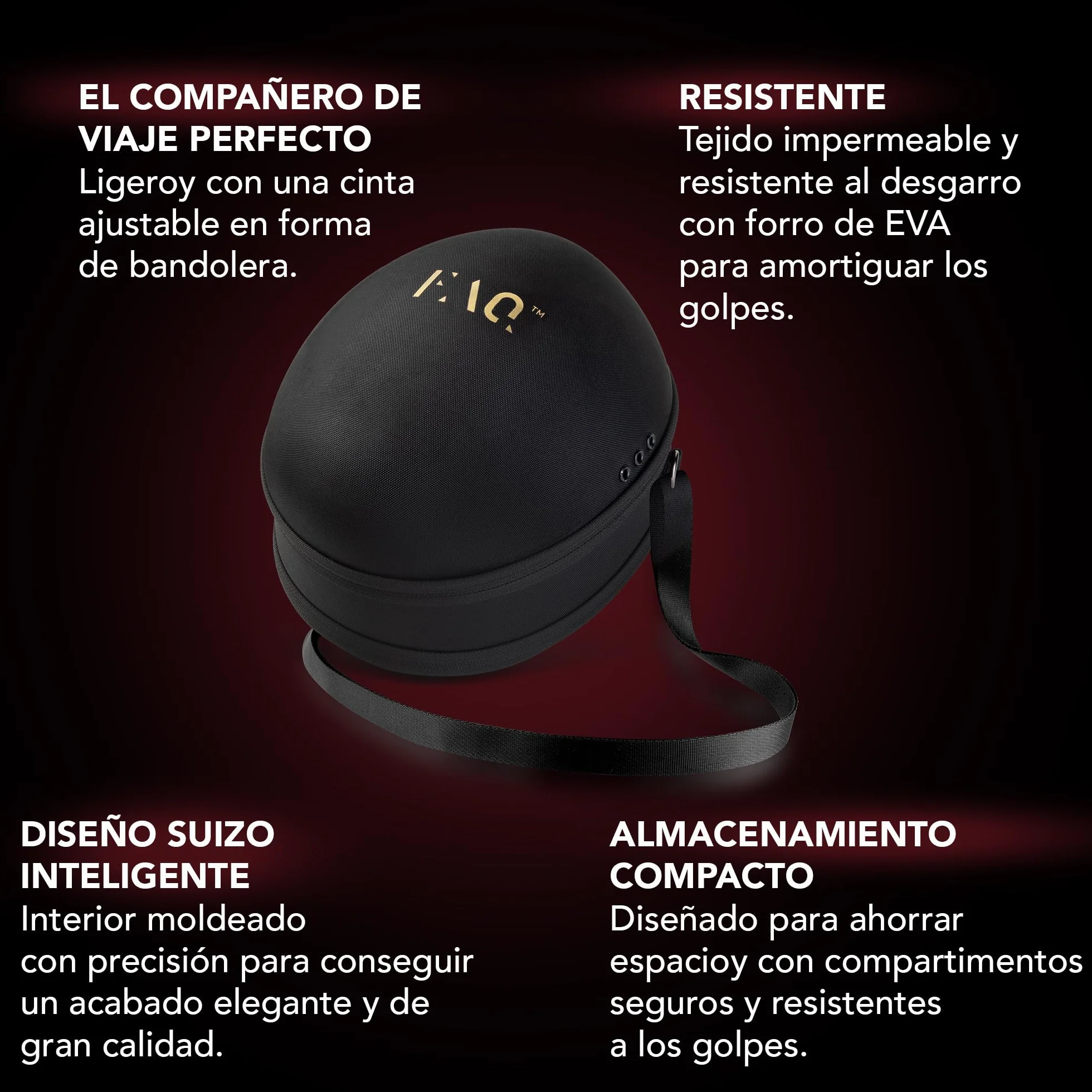 FAQ 202 Máscara facial LED inalámbrica con estuche de viaje - Cuidado antiedad con 8 ajustes - 600 puntos de luz para el tratamiento dirigido y el cuidado facial - Pack de viaje, ligero y duradero