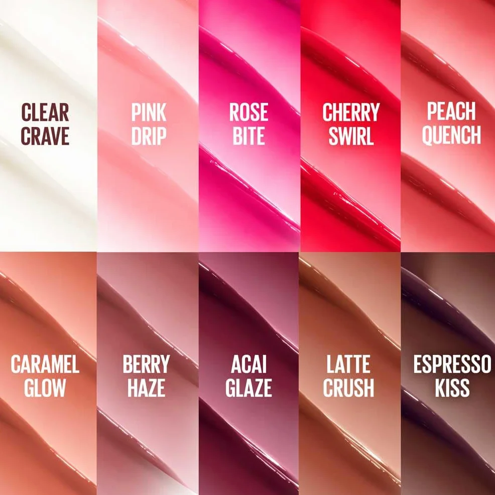 Maybelline New York Lifter Glaze Bálsamo Labial con Color, Hidratación 24h, Ácido Hialurónico