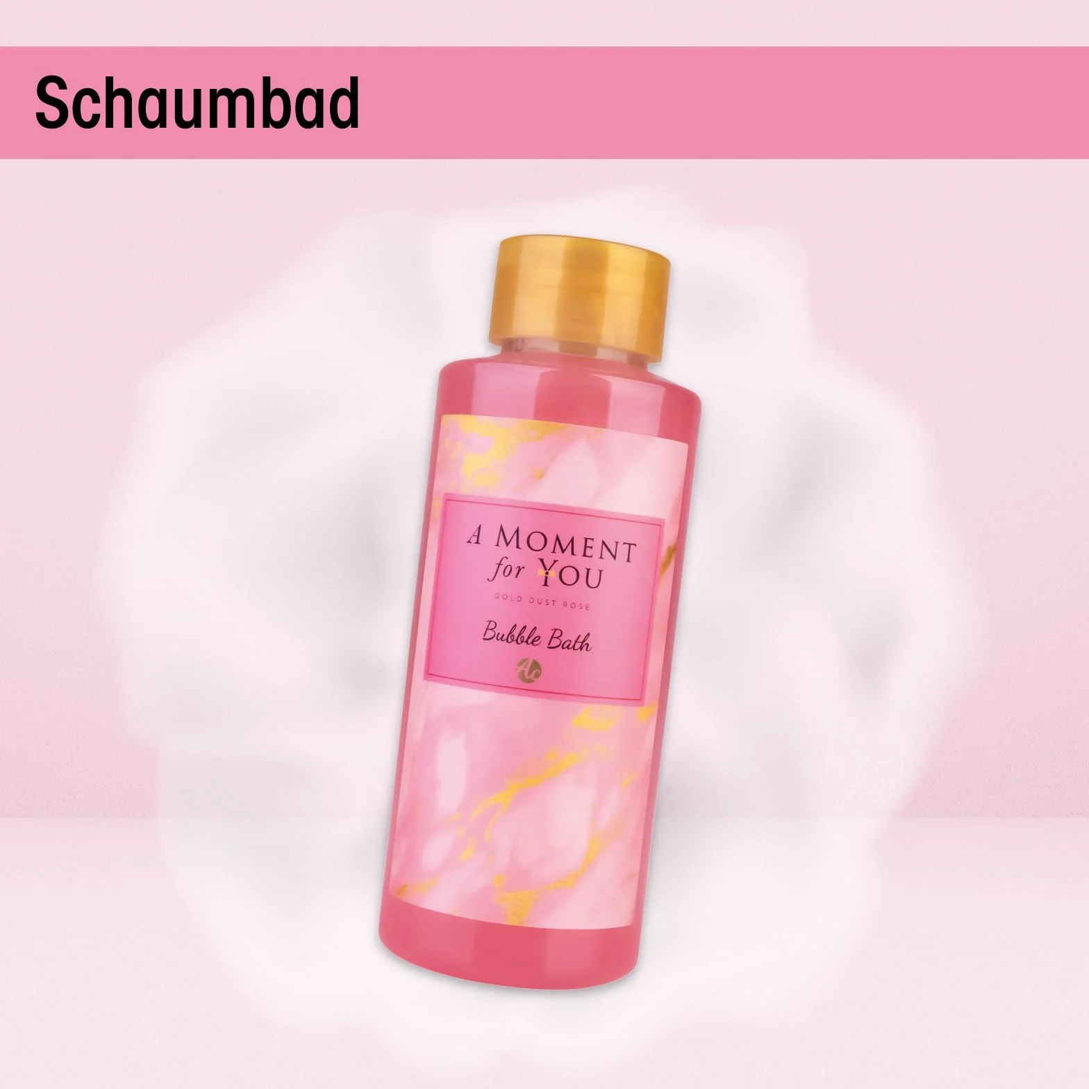 Accentra Set de regalo para mujer A Moment for you Set de belleza con baño de espuma loción corporal y sales de baño en armario de madera decorativo