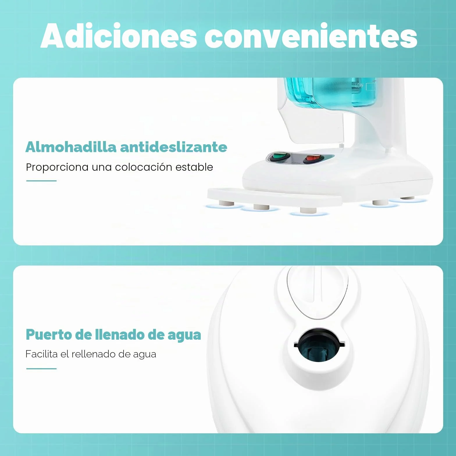 Máquina de ozono para cuidado del cabello 3 en 1 480W profesional salón vapor hidratante