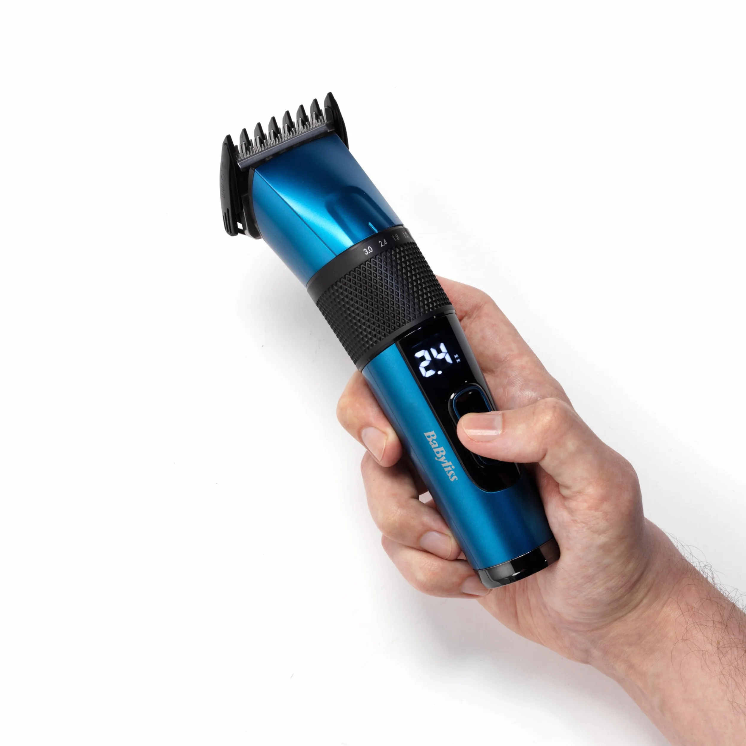 BaByliss Cortapelos Japanese Steel E990E Inalámbrico 160 min Batería Litio Carga Rápida 20 min 45 Longitudes Corte Estuche