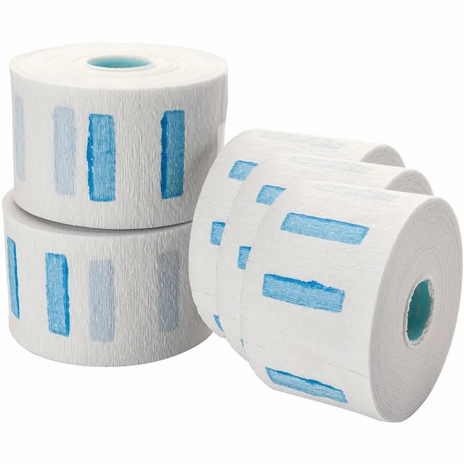 Papel De Cuello Blanco for Peluquería para corte de cabello | 1 rollo * 100 tiras (total 100 tiras)(20Rollls)
