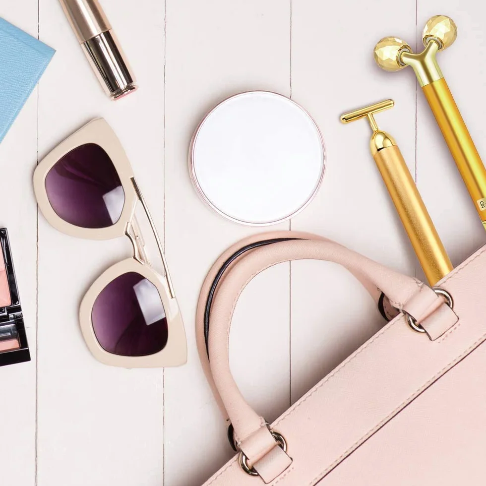 Beauty Bar 24k Golden Facial Masajeador Eléctrico Para Frente y Cuello