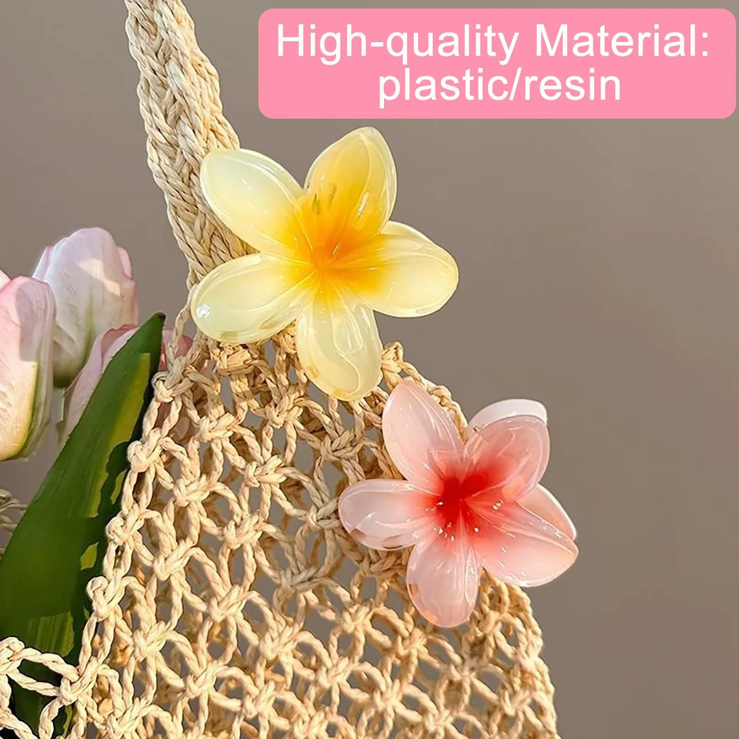 Pinzas para el Pelo con Diseño de Flor, Clips de Pelo de Flores para Mujeres, Boda
