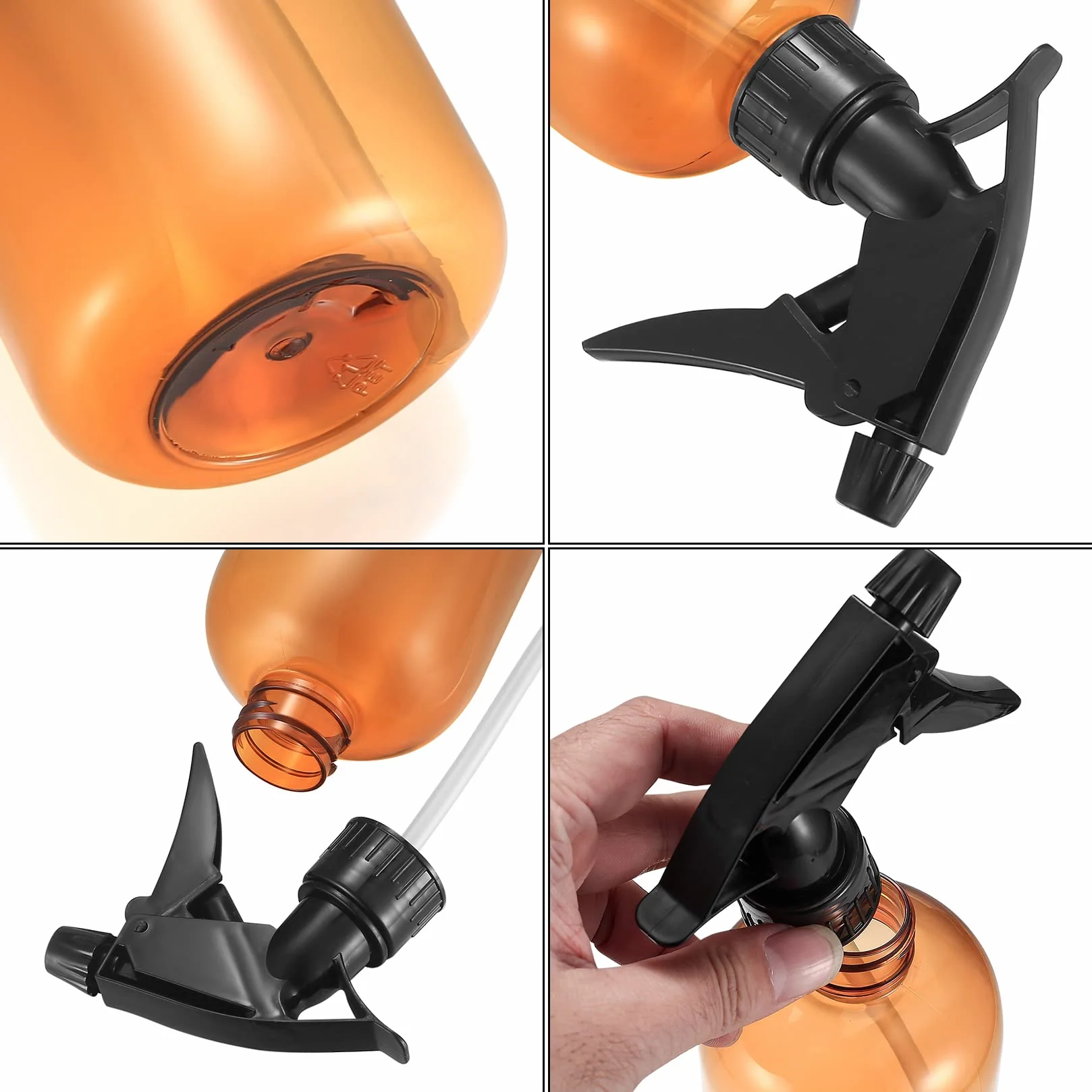 Botellas de Spray Vacías 500ml 3 Piezas, Pulverizador de Plástico Reutilizable para Plantas Jardín