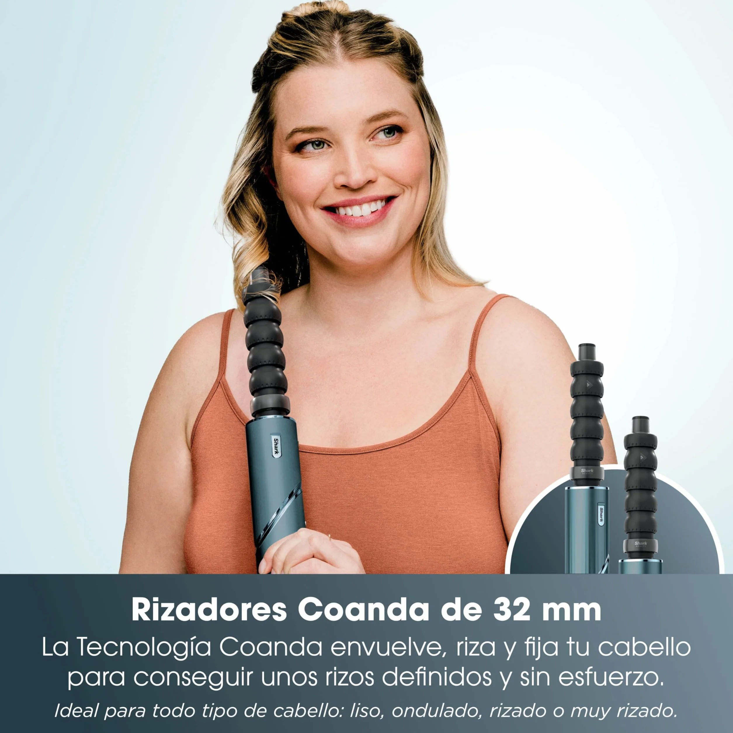 Shark FlexStyle Set de Regalo 5 en 1 Secador y Moldeador con Rizadores HD456TLEU
