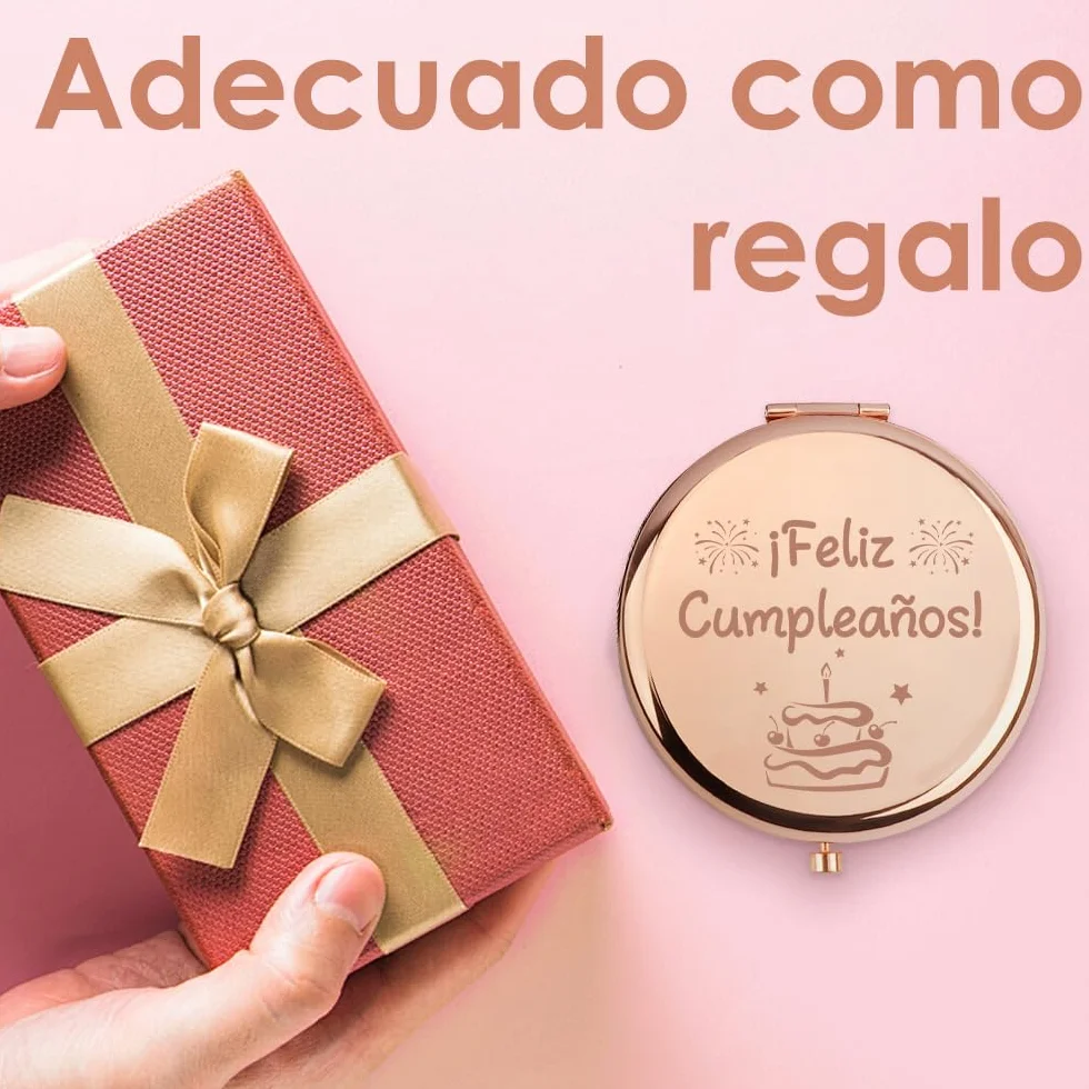 Regalo Cumpleaños Mujer Espejos Compactos
