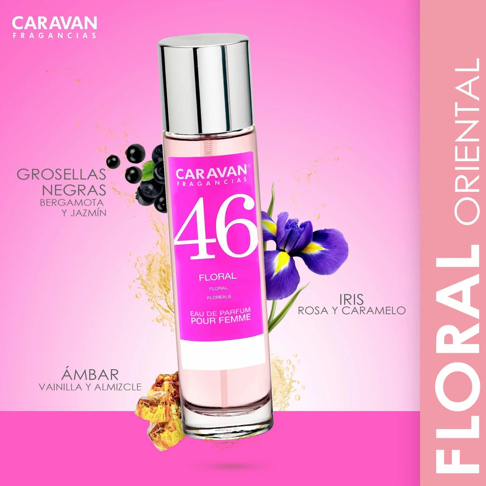 Caravan Perfume de Mujer Nº5 150 ml + Set 10 Viales Fragancias Femeninas