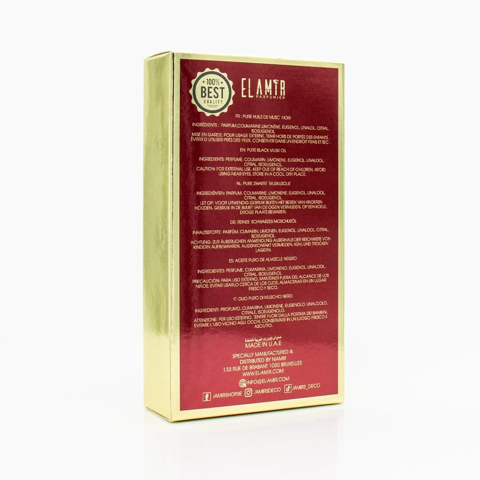 El Amir Almizcle Tahara Concentrado de almizcle blanco íntimo 12 ml