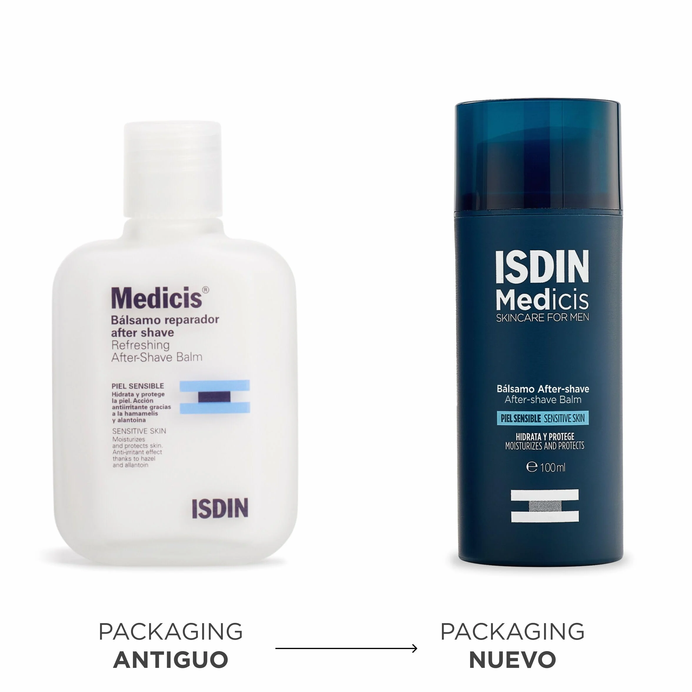 ISDIN Medicis Bálsamo Reparador After Shave Piel Sensible 100 ml