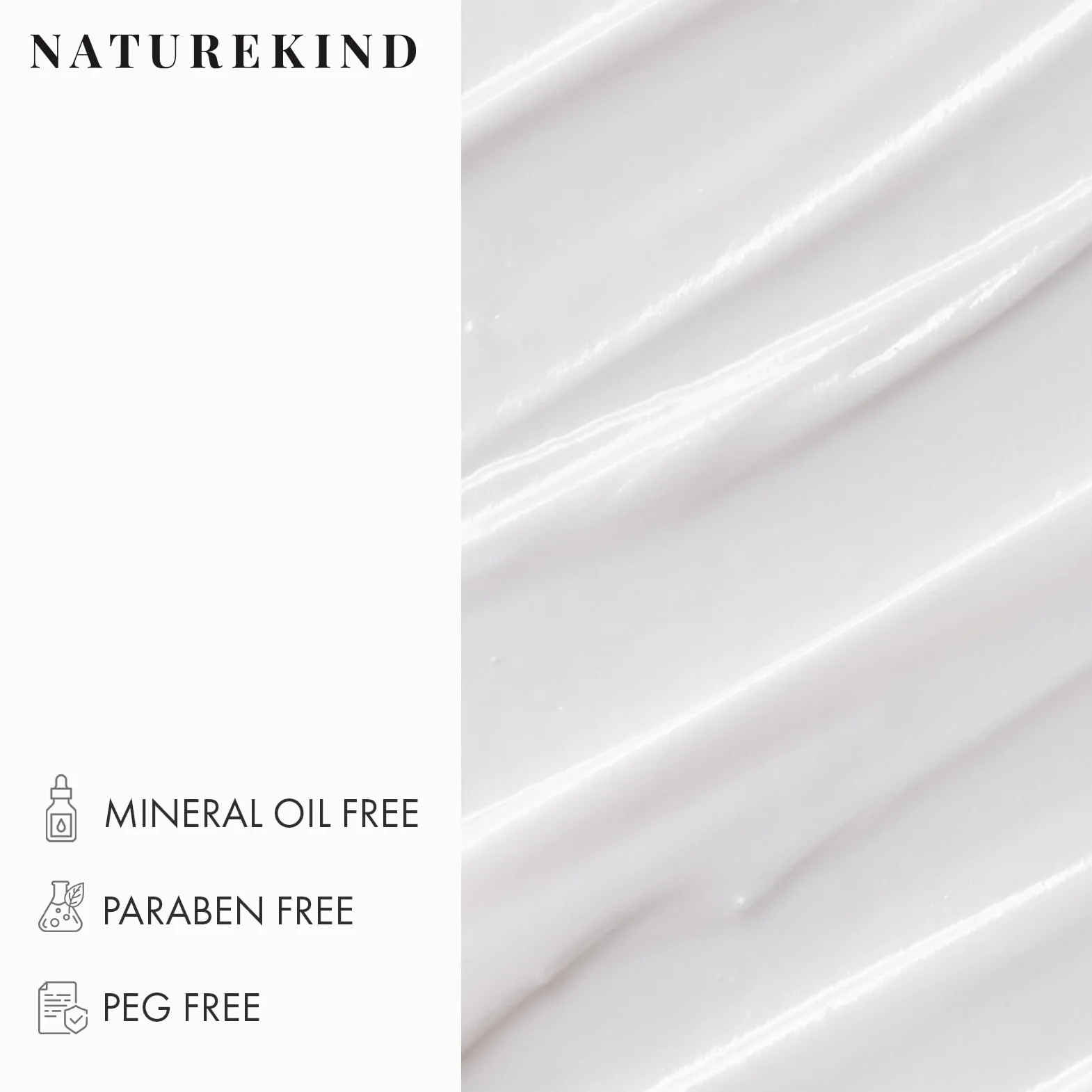 NATUREKIND Cica Panthenol Cream, 50,000 ppm Pantenol, Centella Asiática y Ácido Hialurónico, Hidratante Reparador Barrera para Piel Seca y Sensible, Cuidado de la Piel Coreano, 150 g