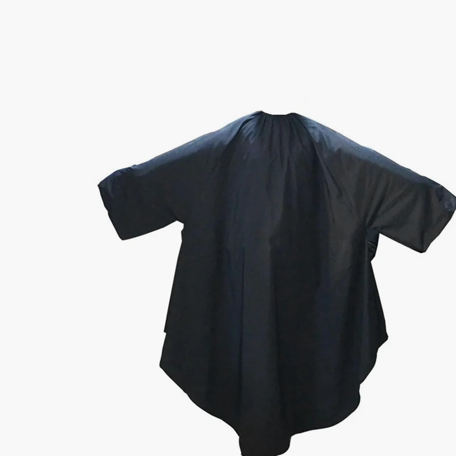 Capa Barberia Capa de corte de pelo profesional impermeable, delantal for corte de pelo, paño de peluquería, envoltura de bata, 145x165cm(1pce-black,5pcs)