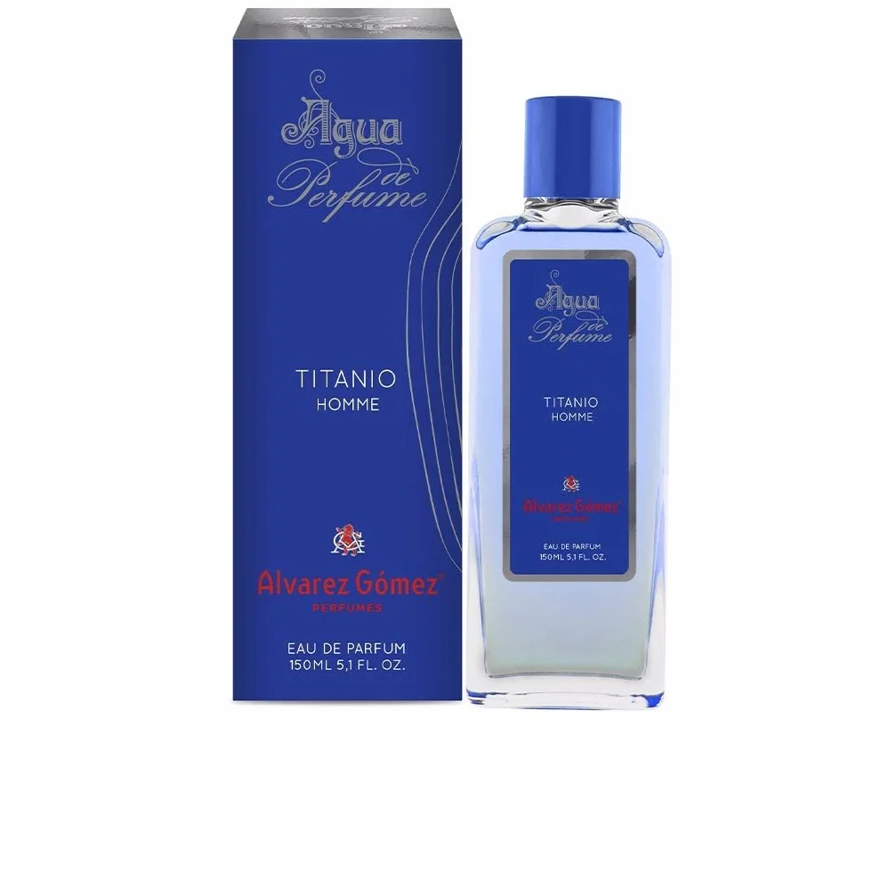 Agua de perfume Titanio para hombre 150 ml cautivador