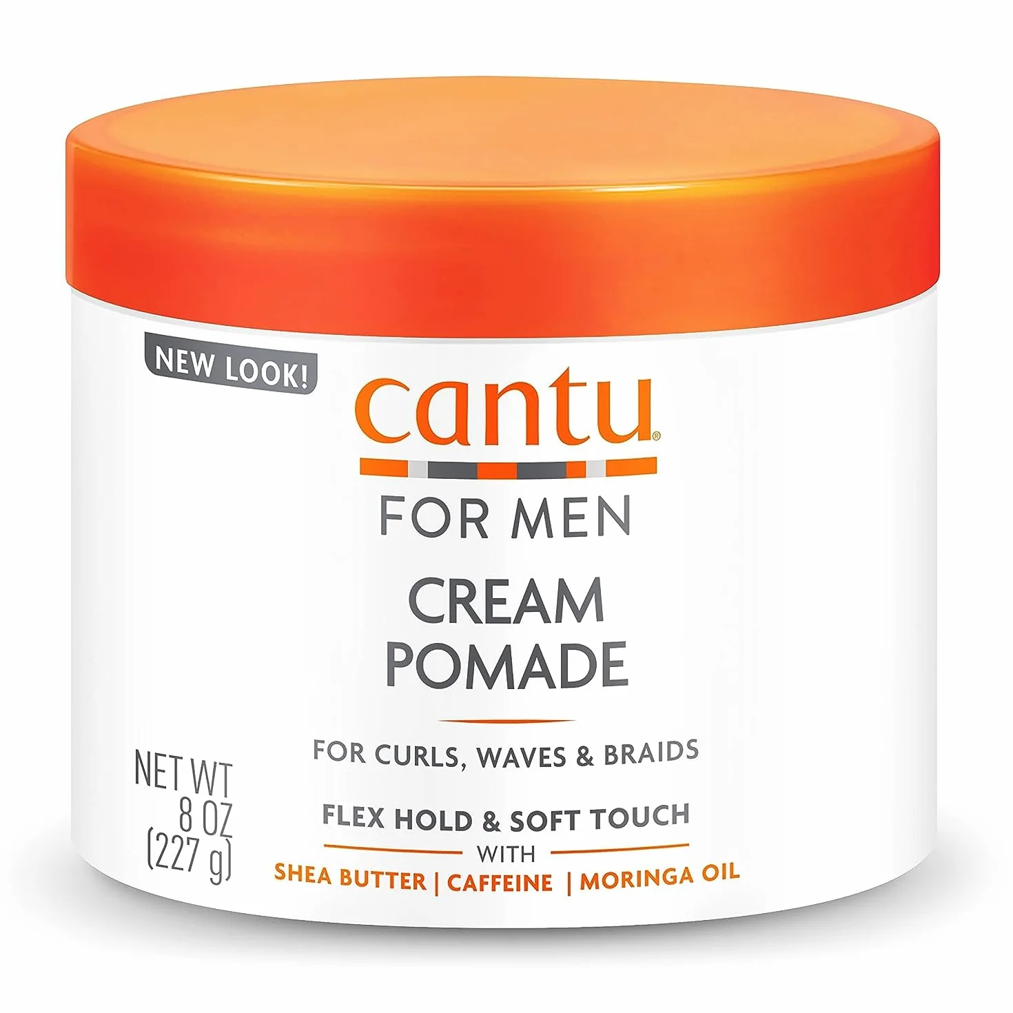 CANTU Crema Fijadora de Peinado para Hombres Manteca de Karité Fijación Duradera 236.59 ml