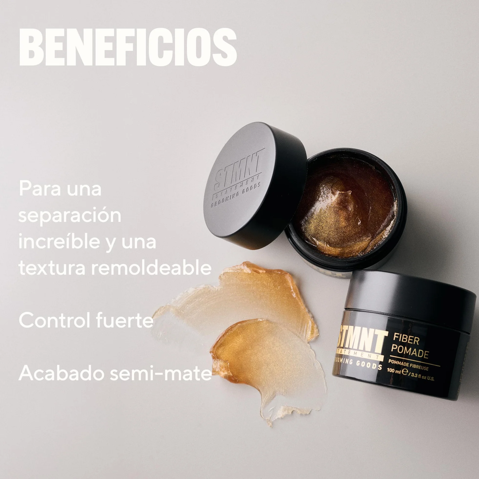 STMNT STATEMENT GROOMING GOODS Fiber Pomade Pomada para Pelo Hombre 100 ml