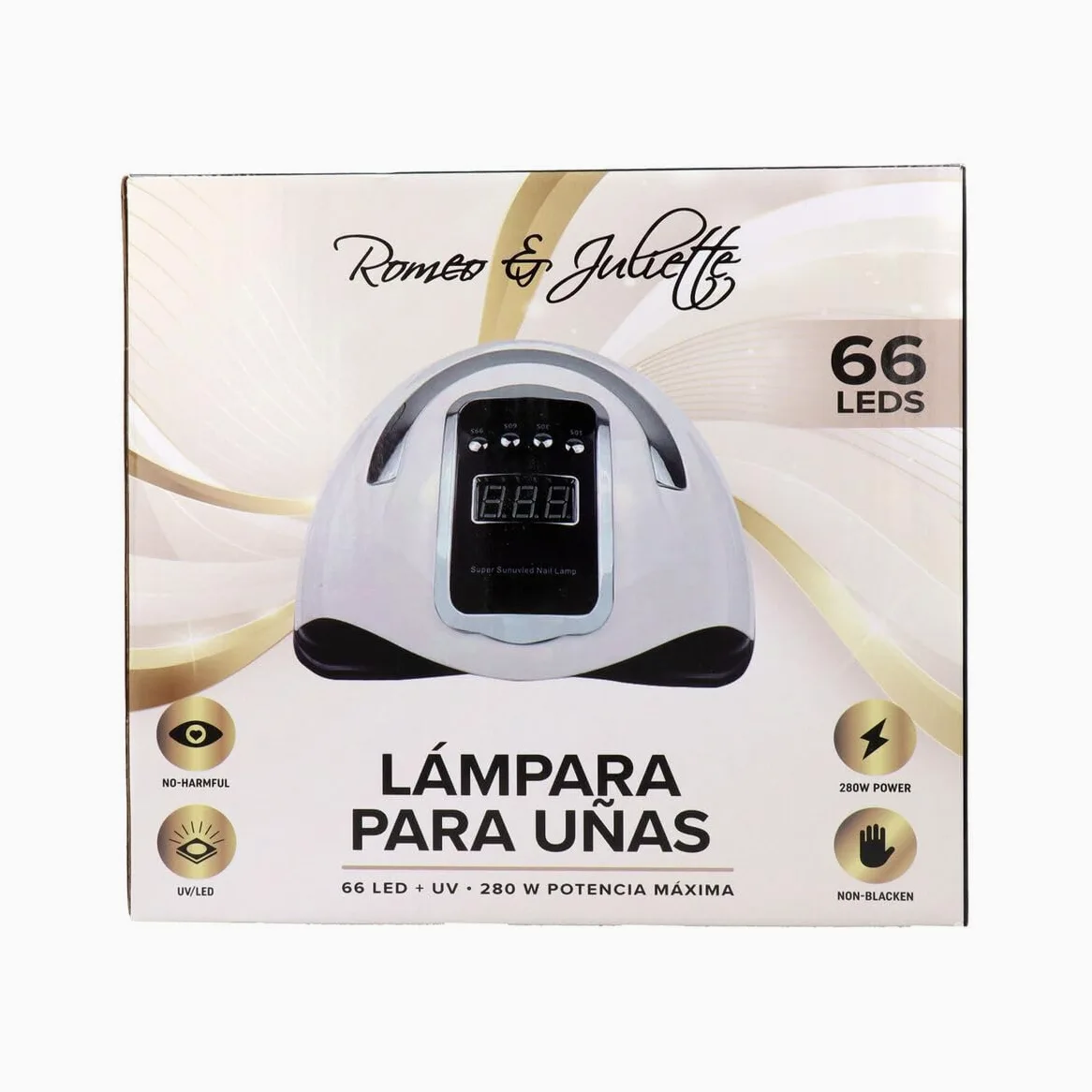 Albi Pro Lámpara para Uñas LED UV 280 W Blanco