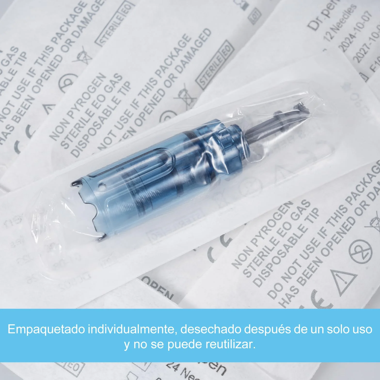 25 PCS Cartuchos dr pen Dermapen Agujas 12 Pins, Diseñados para el Lápiz de Dr. pen Ultima M8S A8S A9, Utilizado para Cicatrices de Acné, Cicatrices Profundas y Estrías
