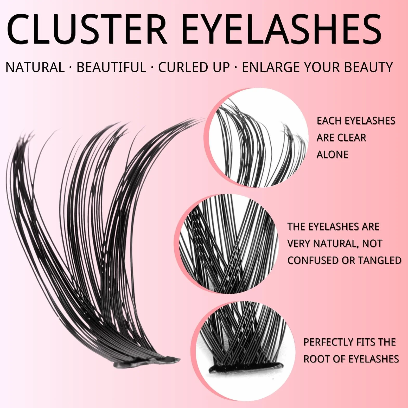 KEYRI 580 Piezas Pestañas Postizas 30-40-50-60-80-100D Curl Lash Lift Kit Extensiones de Pestañas 8-16mm Mix