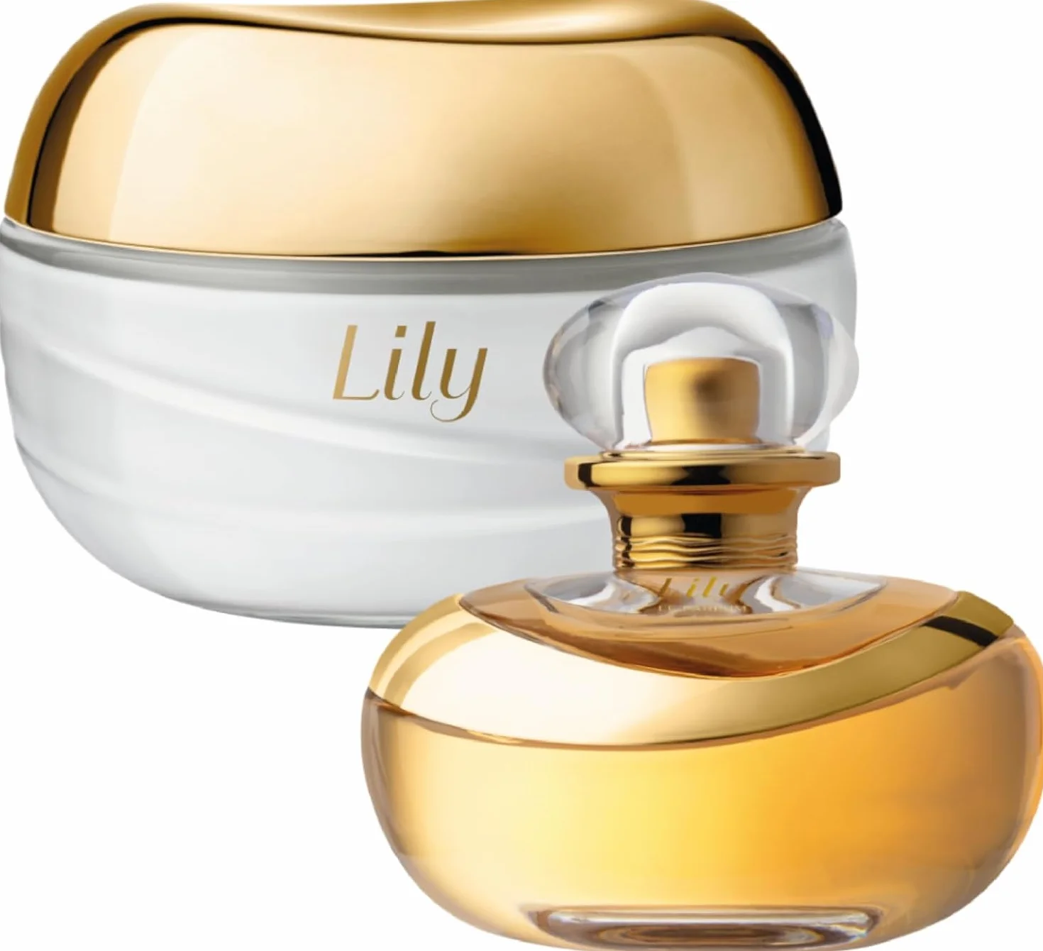 O Boticário Lily Coffret Regalo Set Perfume y Cuidado de la Piel con 2 Productos en Caja Beige | Lily Crema Hidratante Corporal Perfumada Satinado 250g y Lily Perfume Eau de Parfum EDP 75ml