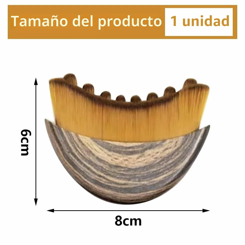 Lymphatic Contour Face Brush, Cepillo Facial de Cepillado en Seco, Diseño Ergonómico para Rostro