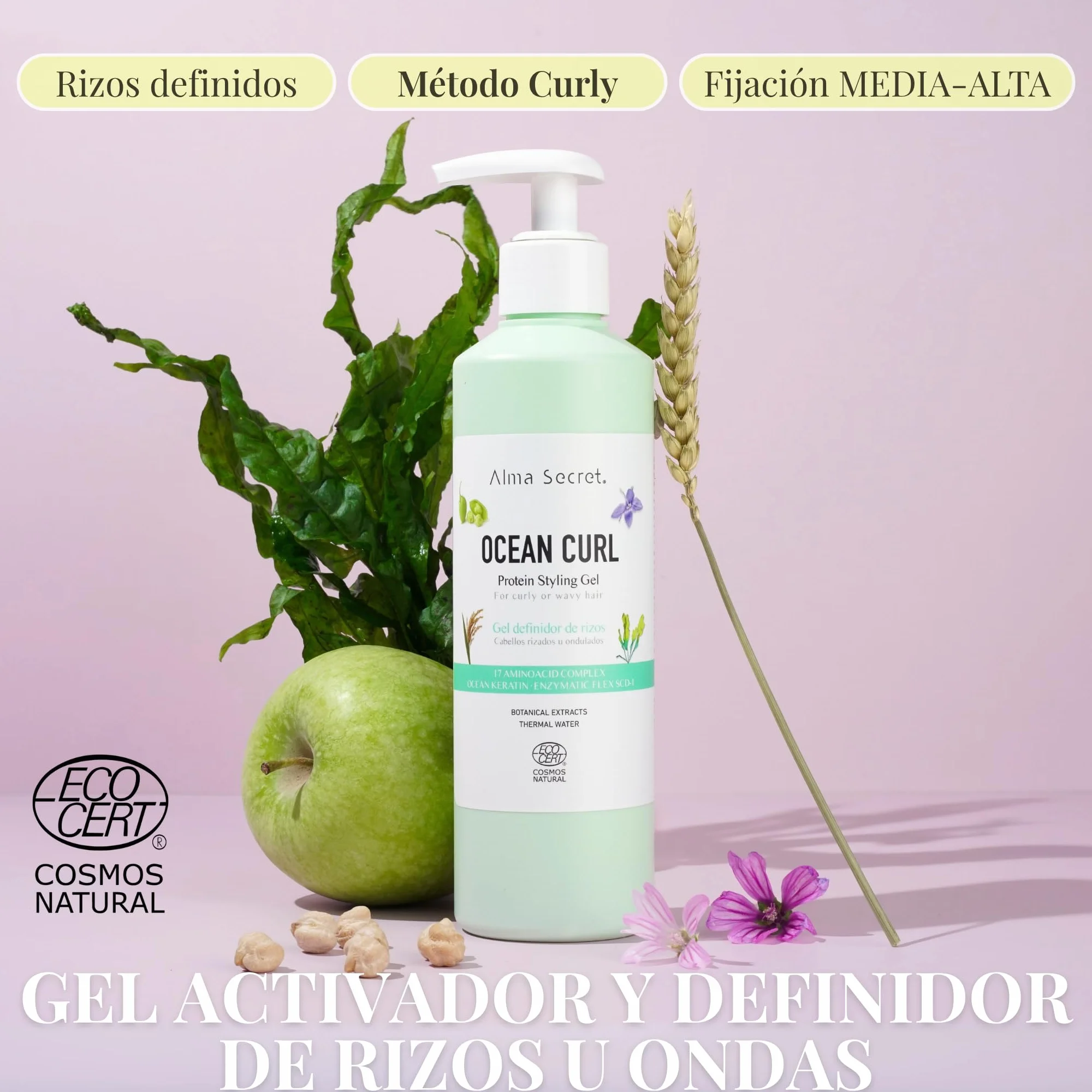 ALMA SECRET Ocean Curl Gel definición y activador de rizos 250 ml