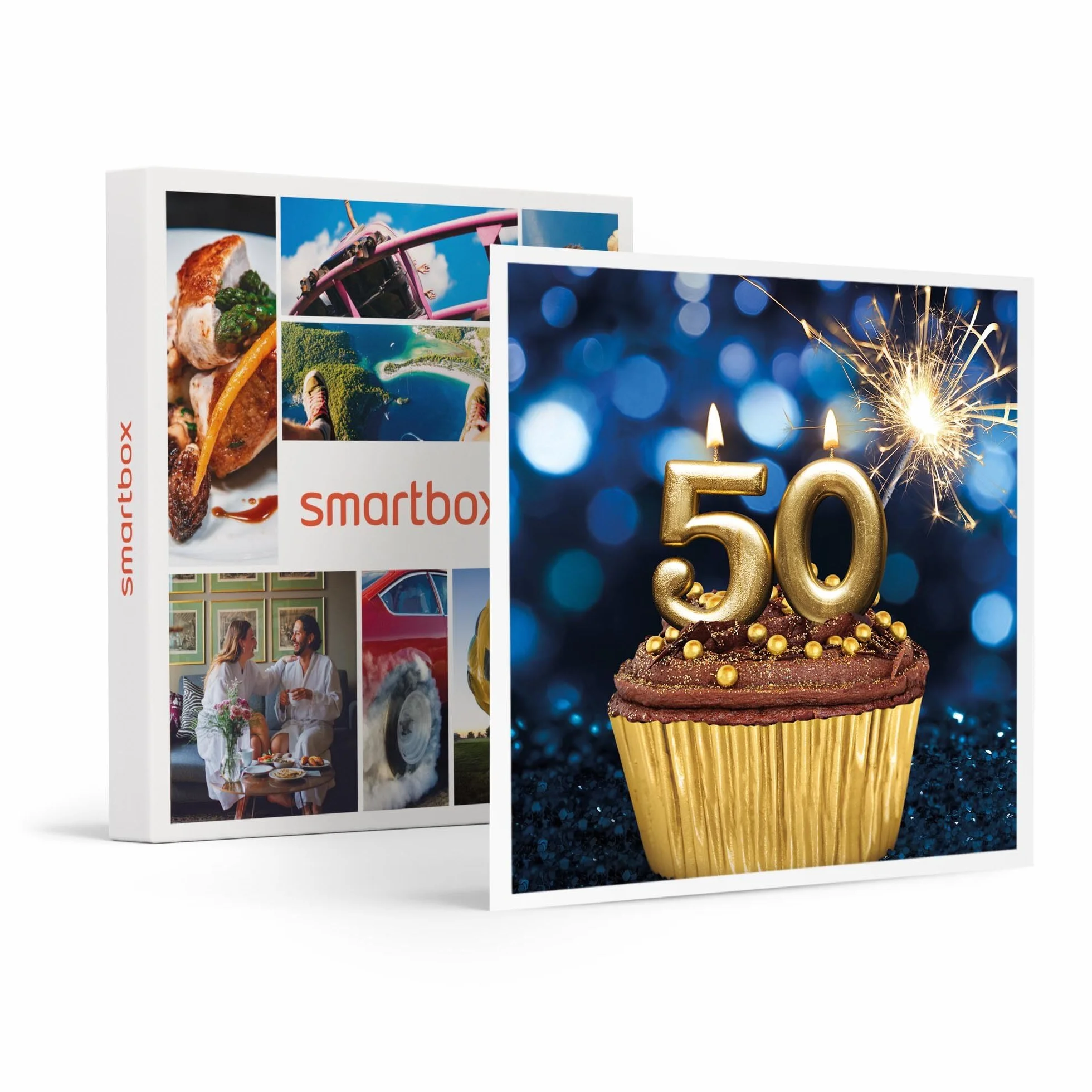 Smartbox - Caja Regalo ¡Felicidades! 50 años - Idea de Regalo cumpleaños - 1 Experiencia multitemática para 1 o 2 Personas