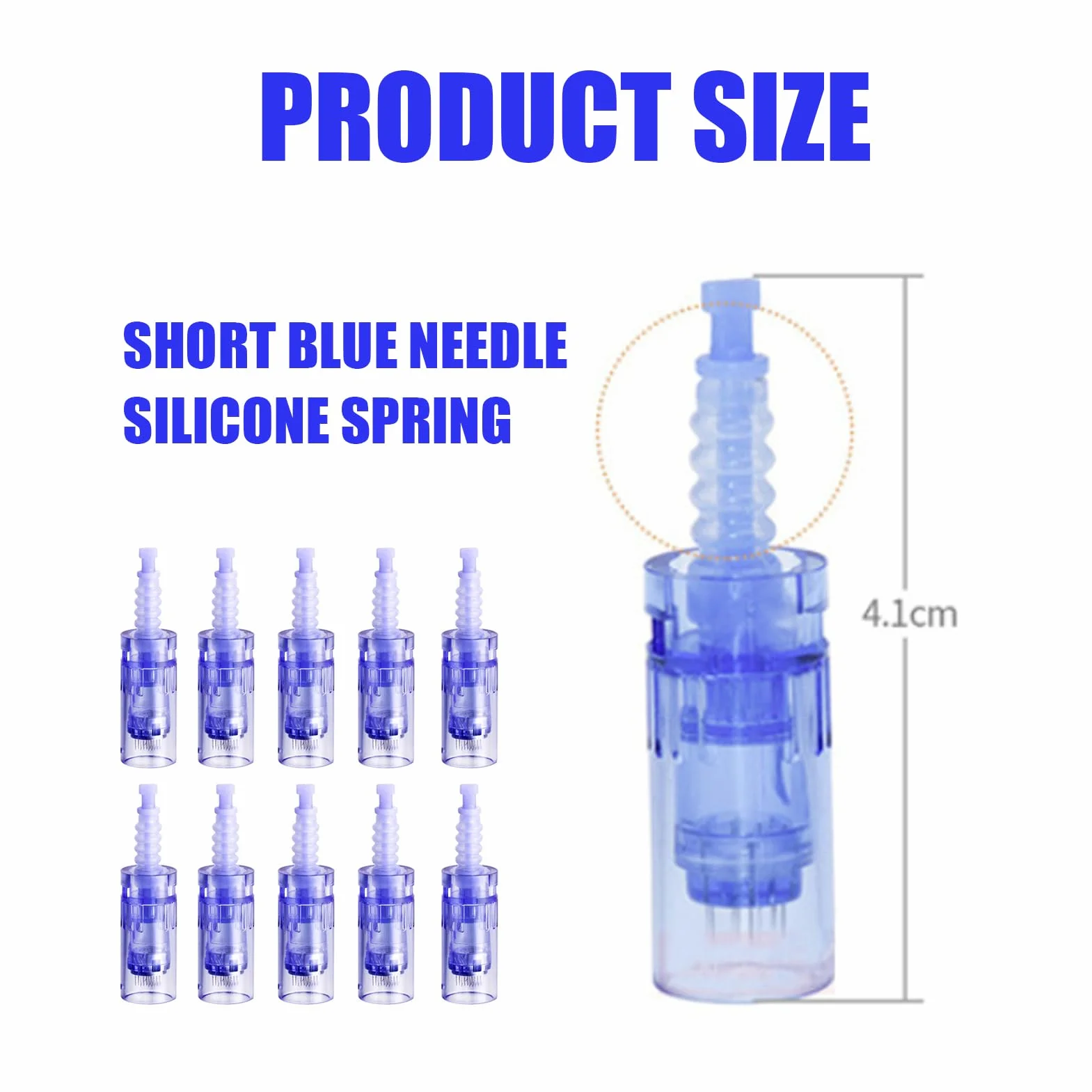 36 Pin Micro Needles Dermapen Replacement Cartridge Bajonett Port for Electric Derma Pen Anti-Aging Facial 10pcs