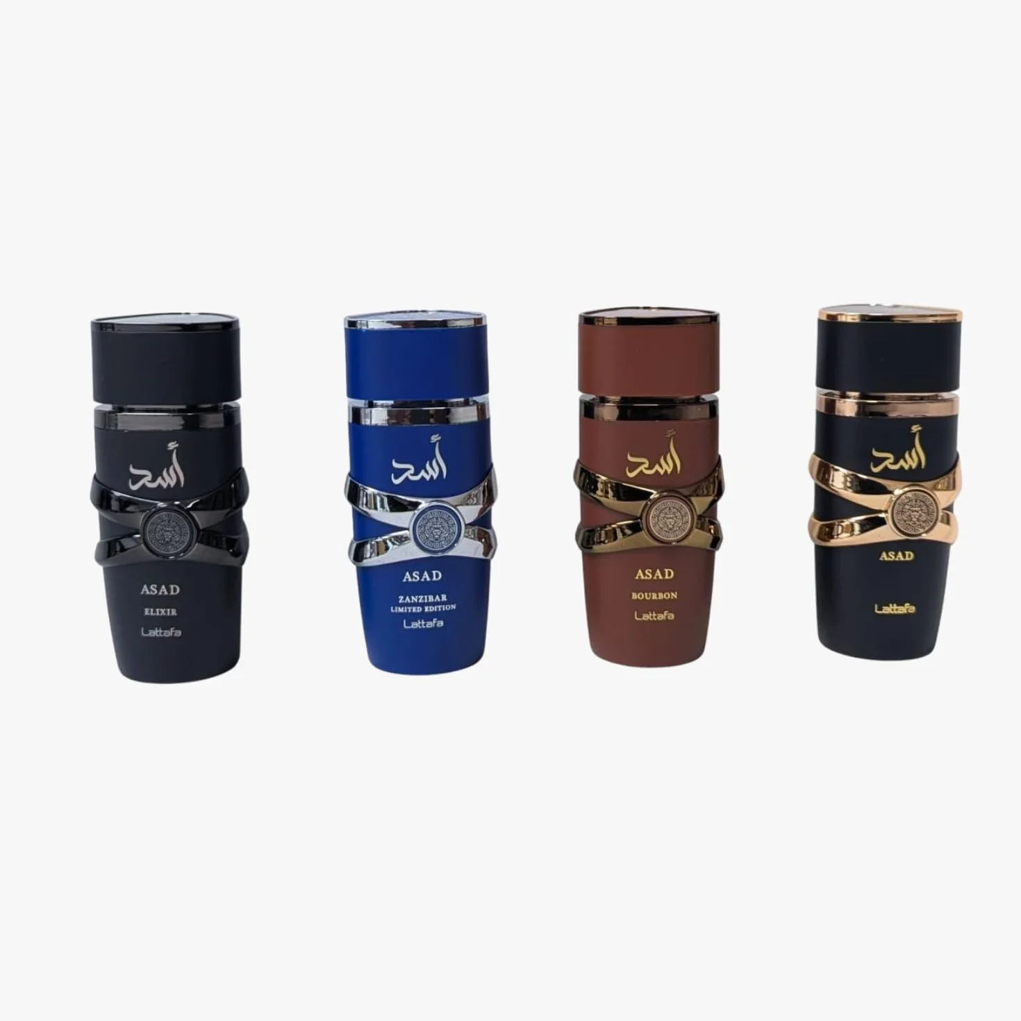 Lattafa Asad Set de regalo 4 piezas 25 ml - Colección fragancias orientales para hombre