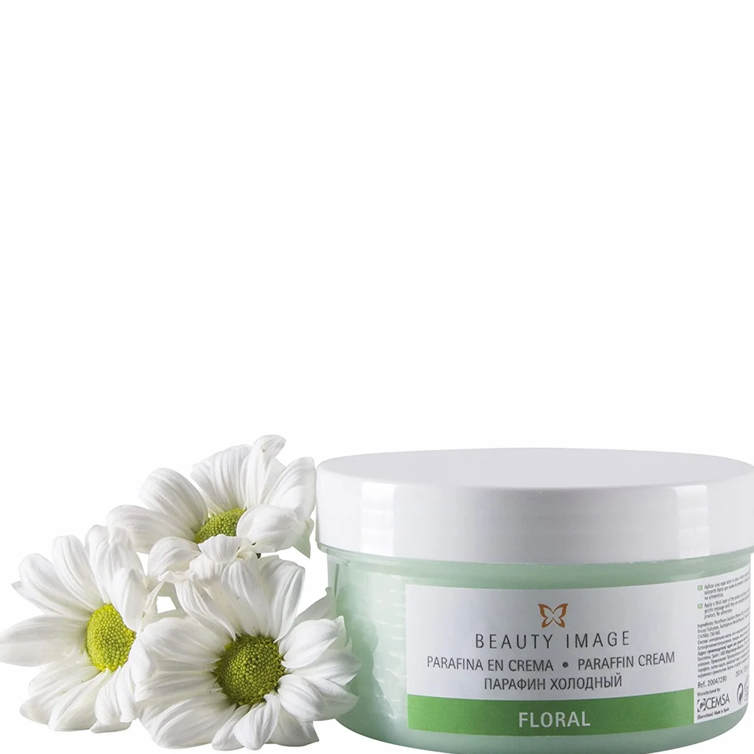 Parafina en Crema para Manos y Pies, 250 ml, Aroma Floral - Tratamiento Hidratante para Pieles Sensibles