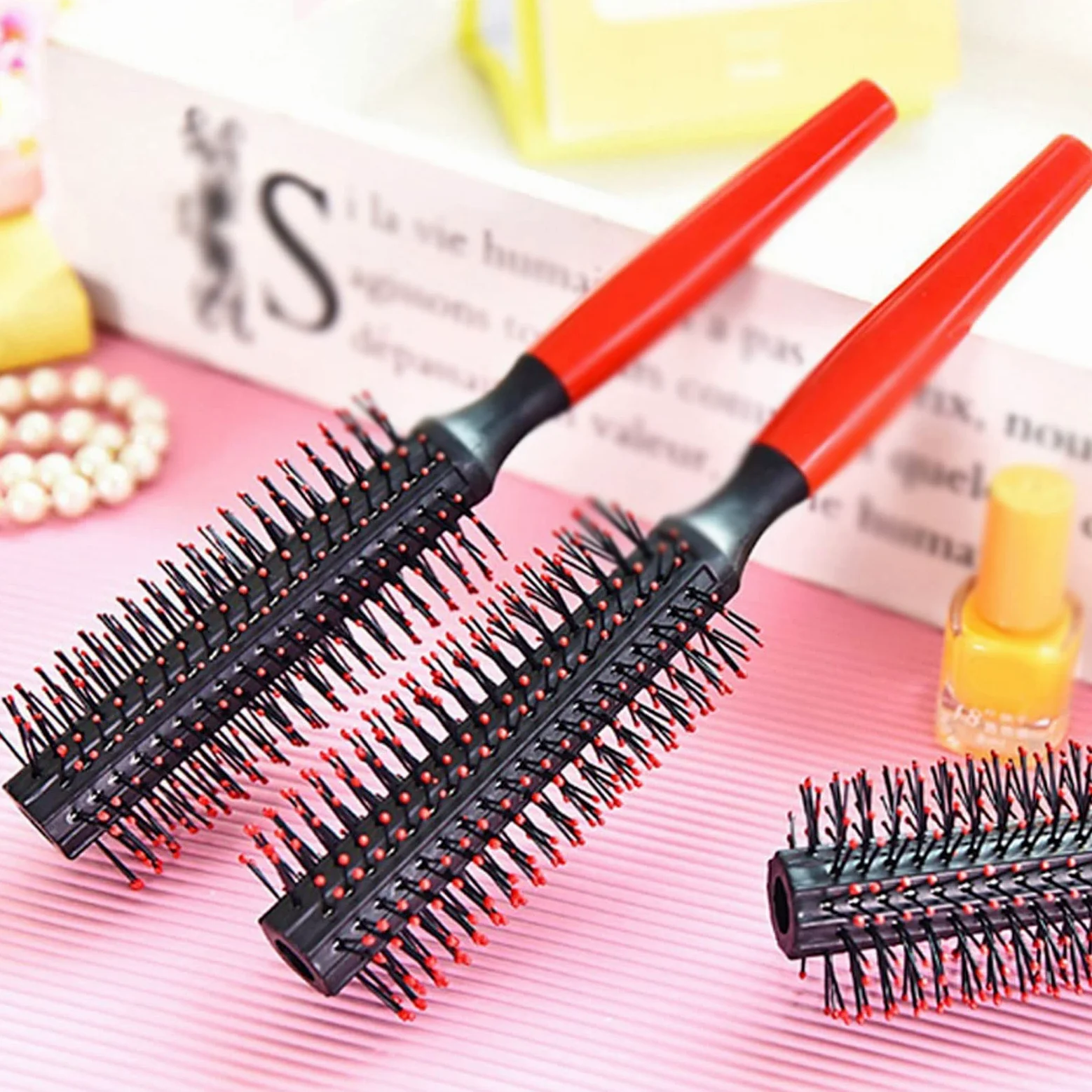 DieffematicSZ Peine Cabello Masaje de Cuero cabelludo Cepillo para el Cabello Peine de Rizado Mojado para Herramientas para peinar el Cabello