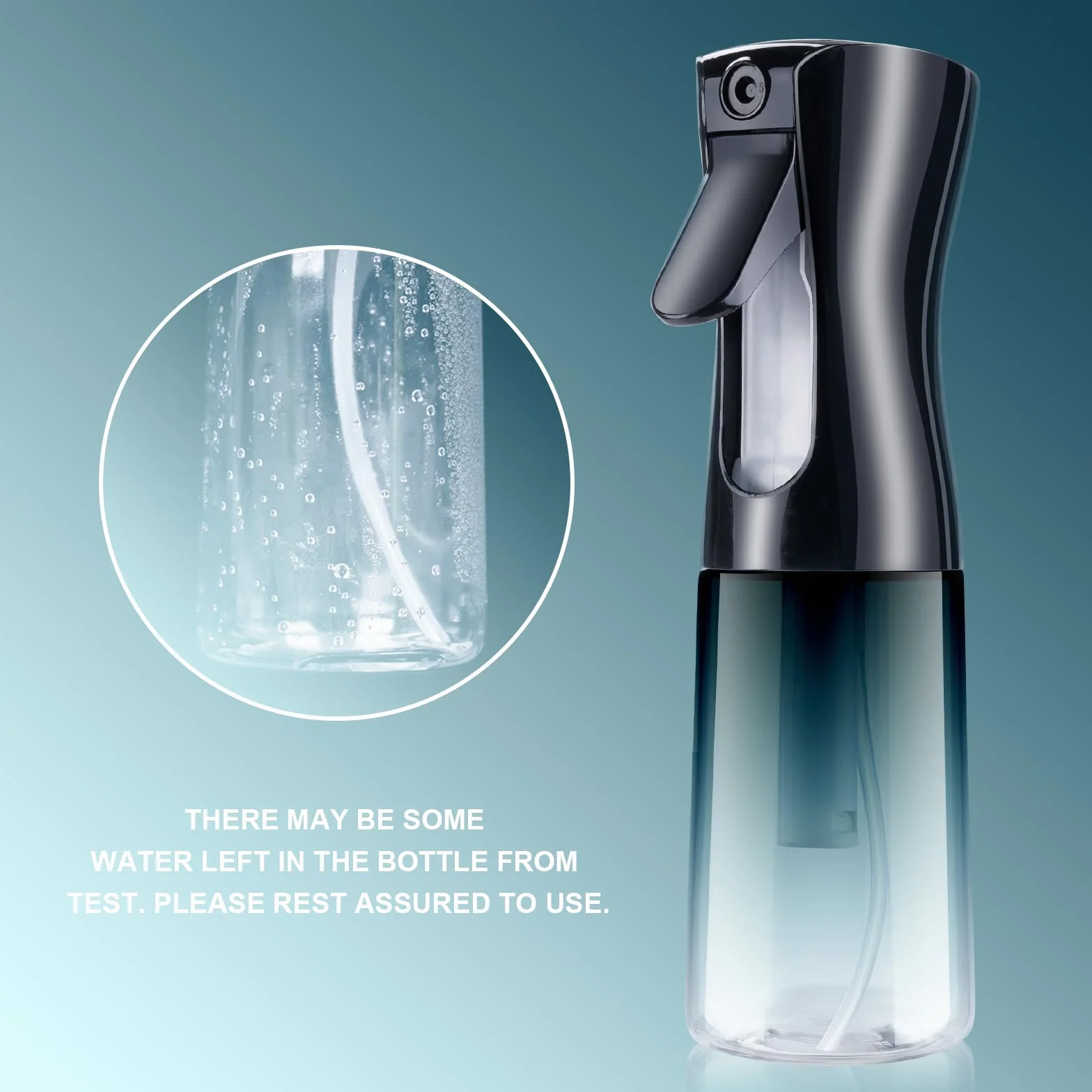 URAQT Pulverizador Agua 200ml Bote Spray Reutilizable Fina Niebla Continua para Cabello