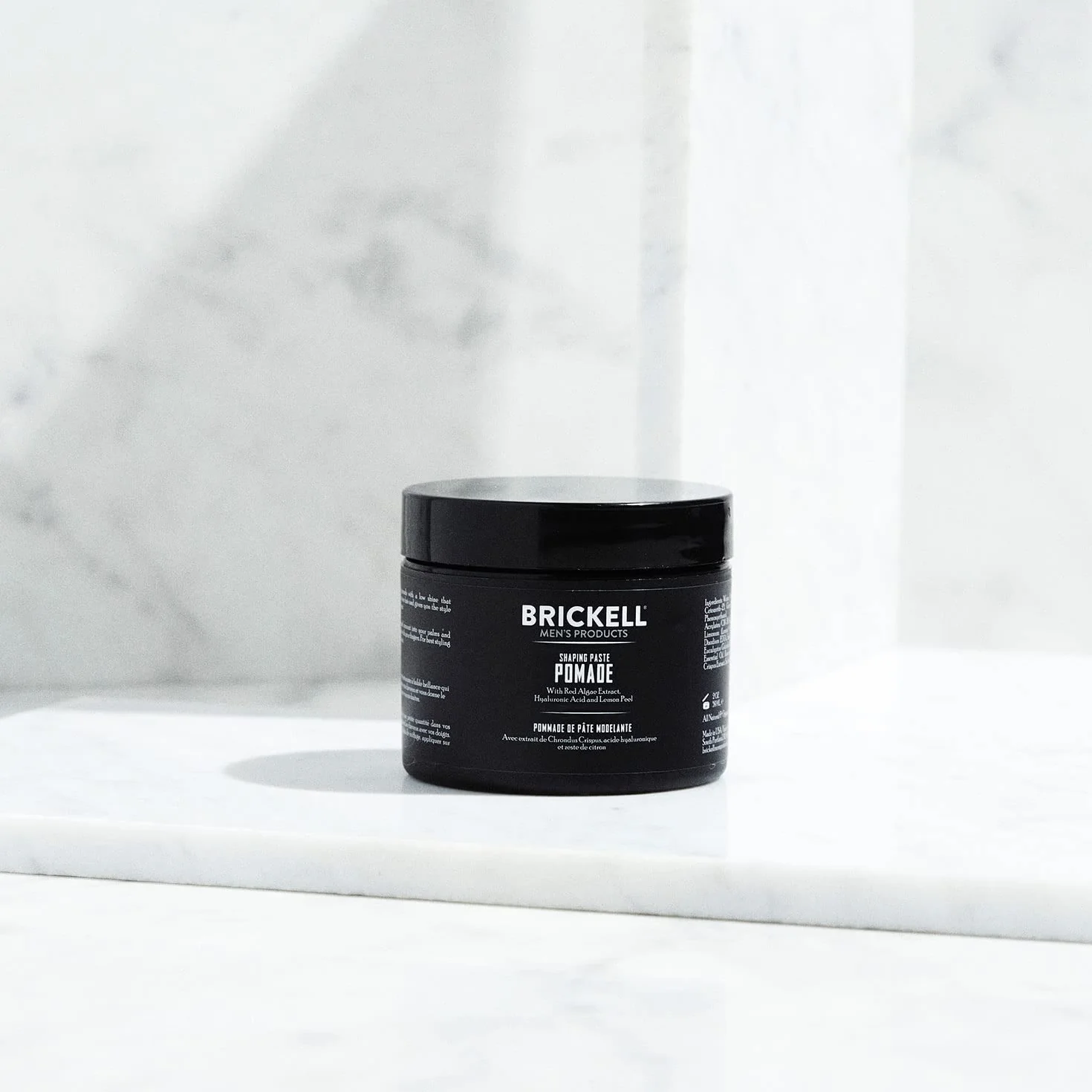 Brickell Men's Pomada Moldeadora Natural Texturizante 2 oz