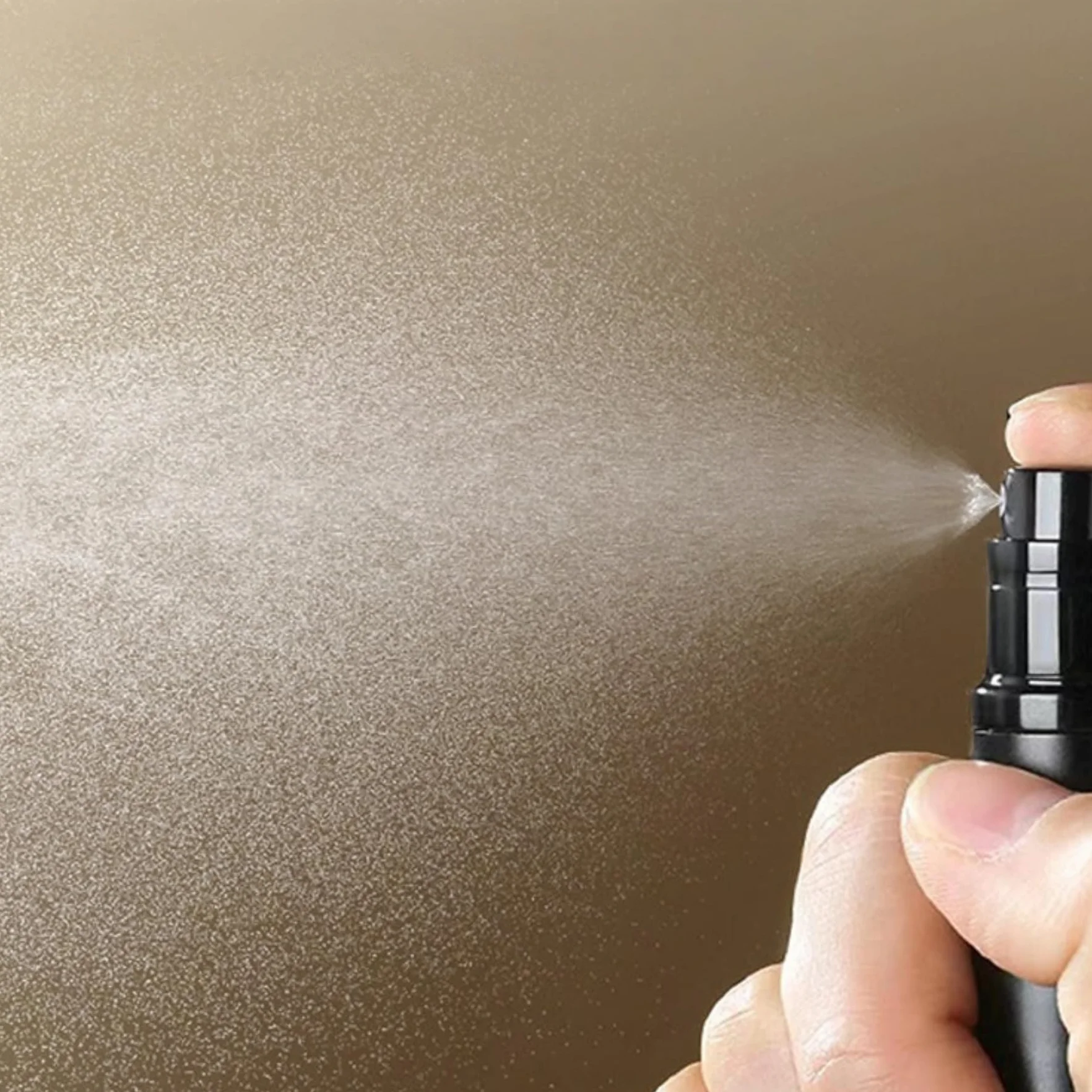 Vaporizador de Perfume 10ml Mini Recargable Botella de Vidrio con Pulverizador de Aluminio Antifugas (Rosa)