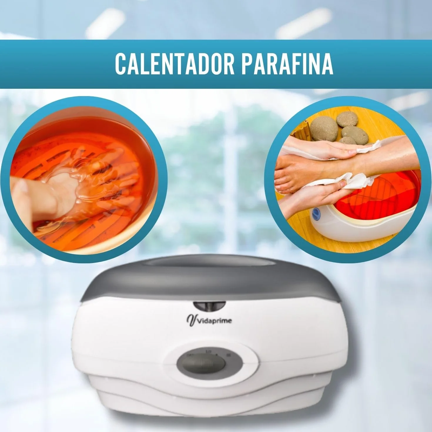 Calentador de Parafina 3 Litros para Manos y Pies Fisioterapia