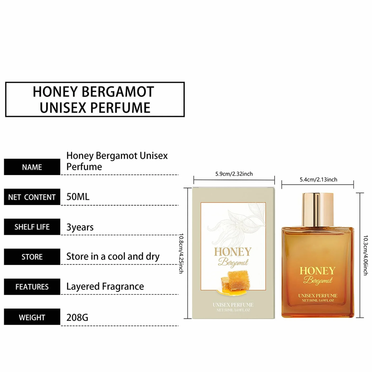 Perfume corporal Niebla perfumada 50 ml Fragancia natural duradero