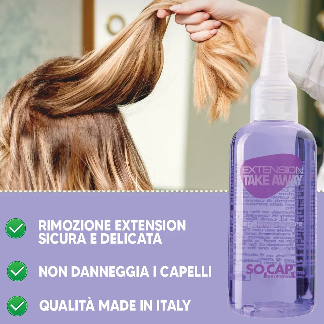 DESPOLÍMERO LÍQUIDO PROFESIONAL PARA EXTENSIÓN DESMONTABLE ELIMINACIÓN QUERATINA ADHESIVO SOCAP