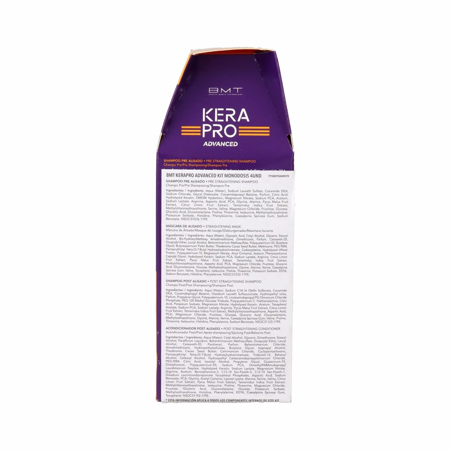 Kativa Bmt Kerapro Advance Kit De Alisado