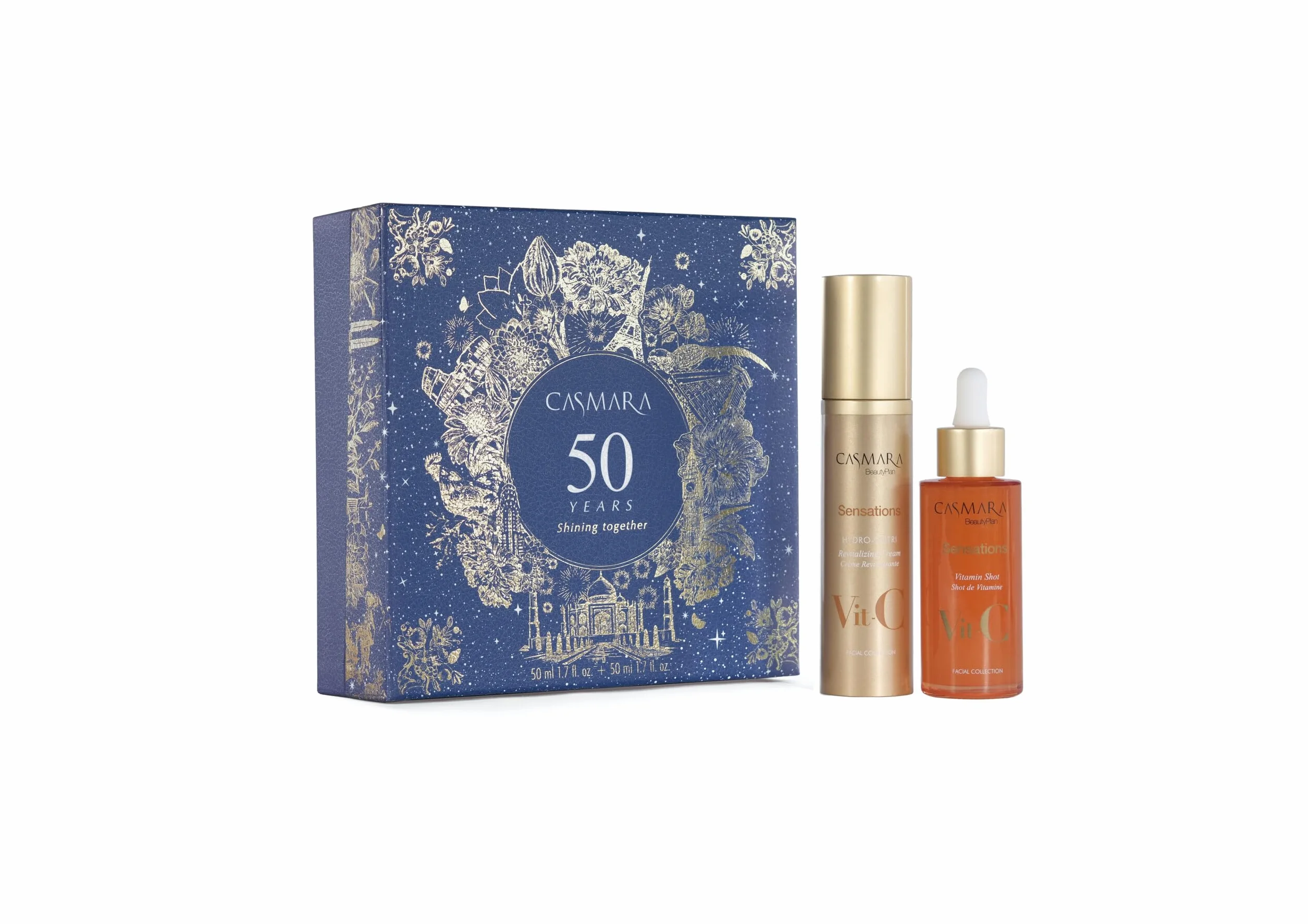 Casmara I Beauty Box Sensations Hydro-Nutri + Vitamin Shot | Hidratación intensiva y cuidado nutritivo | Edición 2024