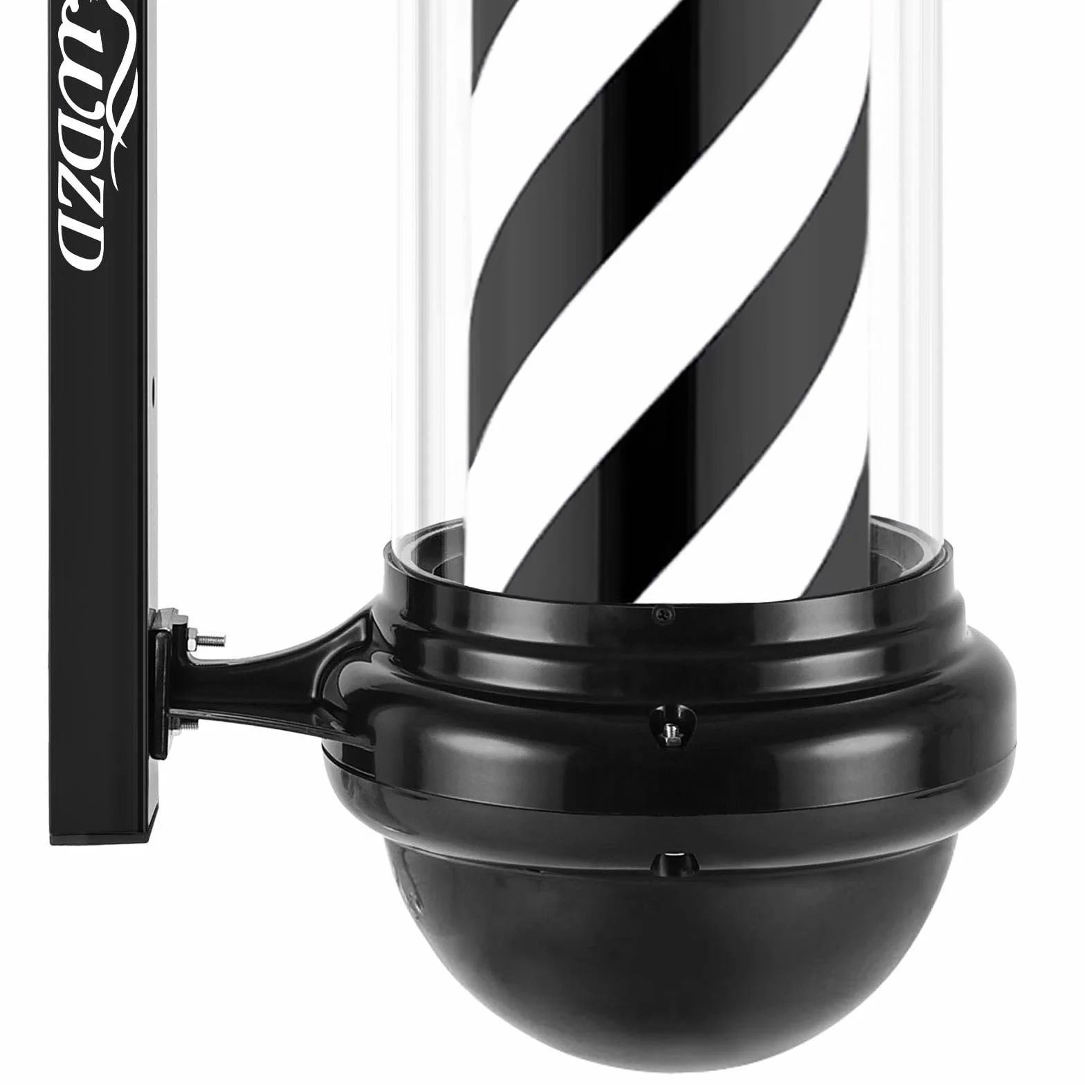Barber Pole Negro 73 cm Poste Barbero