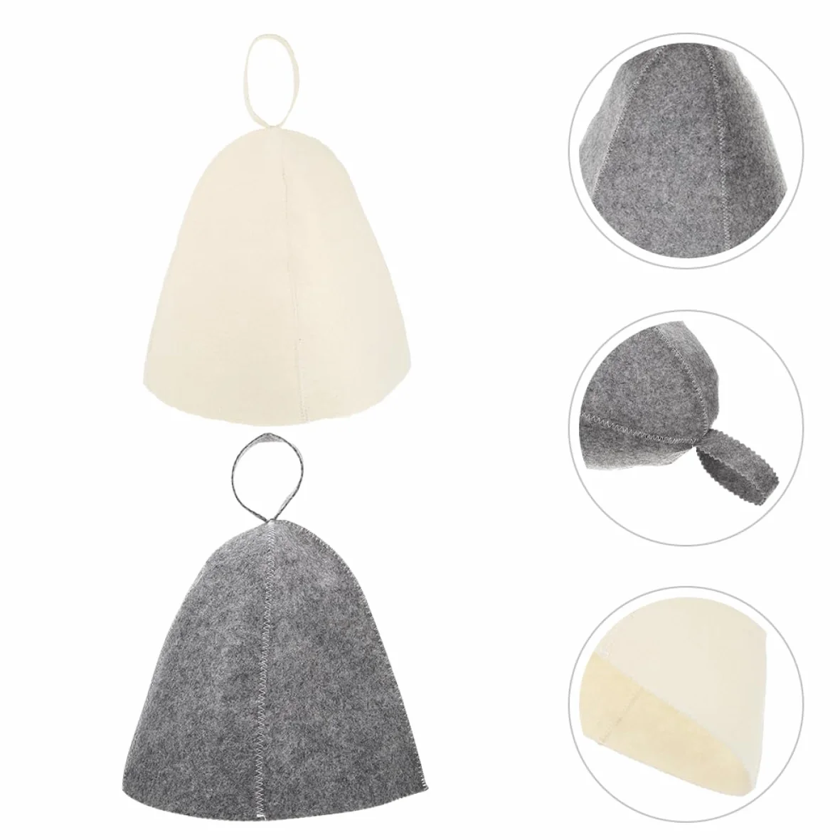 Toddmomy Series Gorro De Sauna Sombreros para Hombres Gorro De Ducha para Mujer Gorros De Ducha para Mujer Reutilizables Gorras De Sauna Sombreros De Fieltro Sintió 6 Piezas X