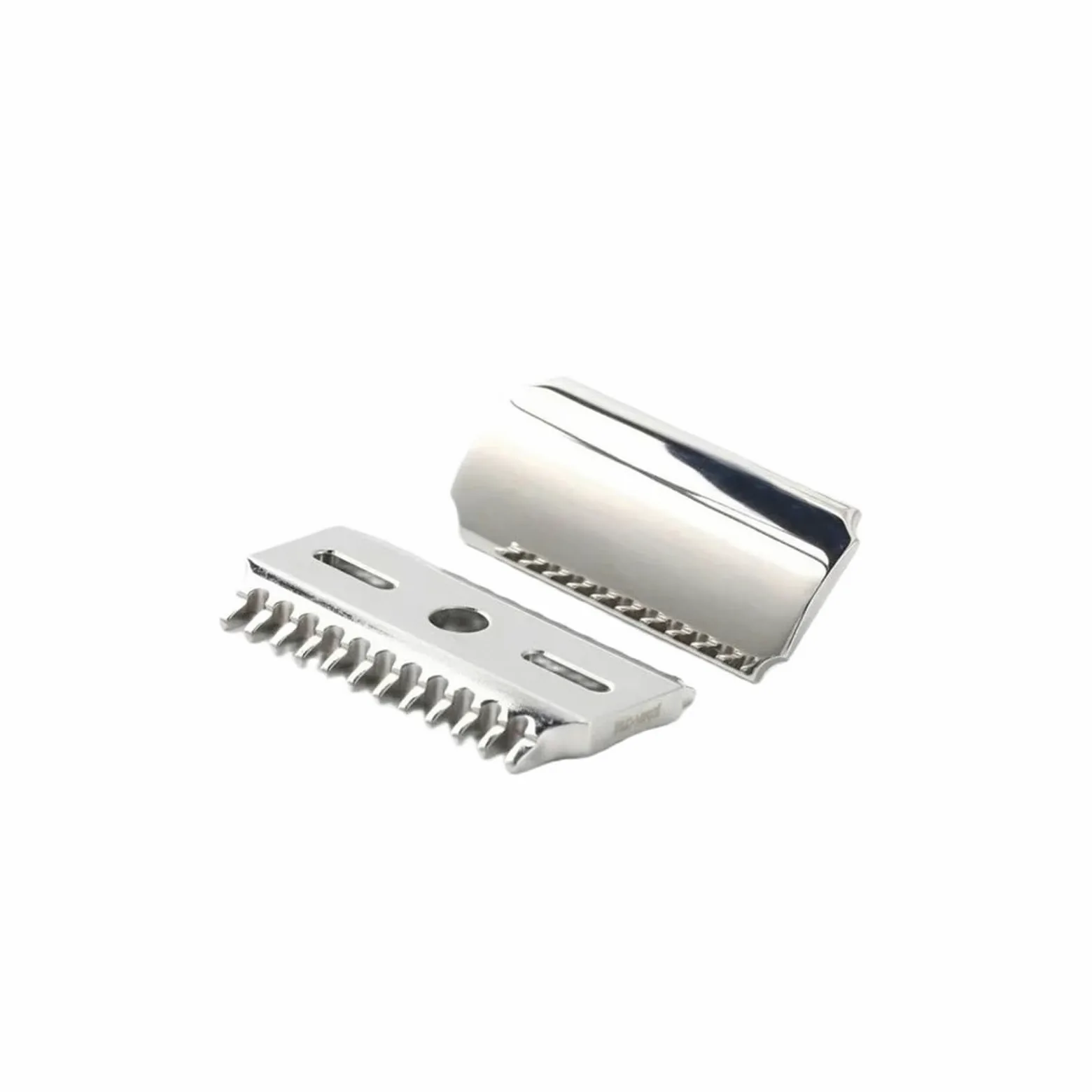, Compatible Con YAQI, Cabezal De Afeitar De Seguridad De Doble Peine Pulido De Acero Inoxidable 316 Con Espacio De Hoja De 0,7mm