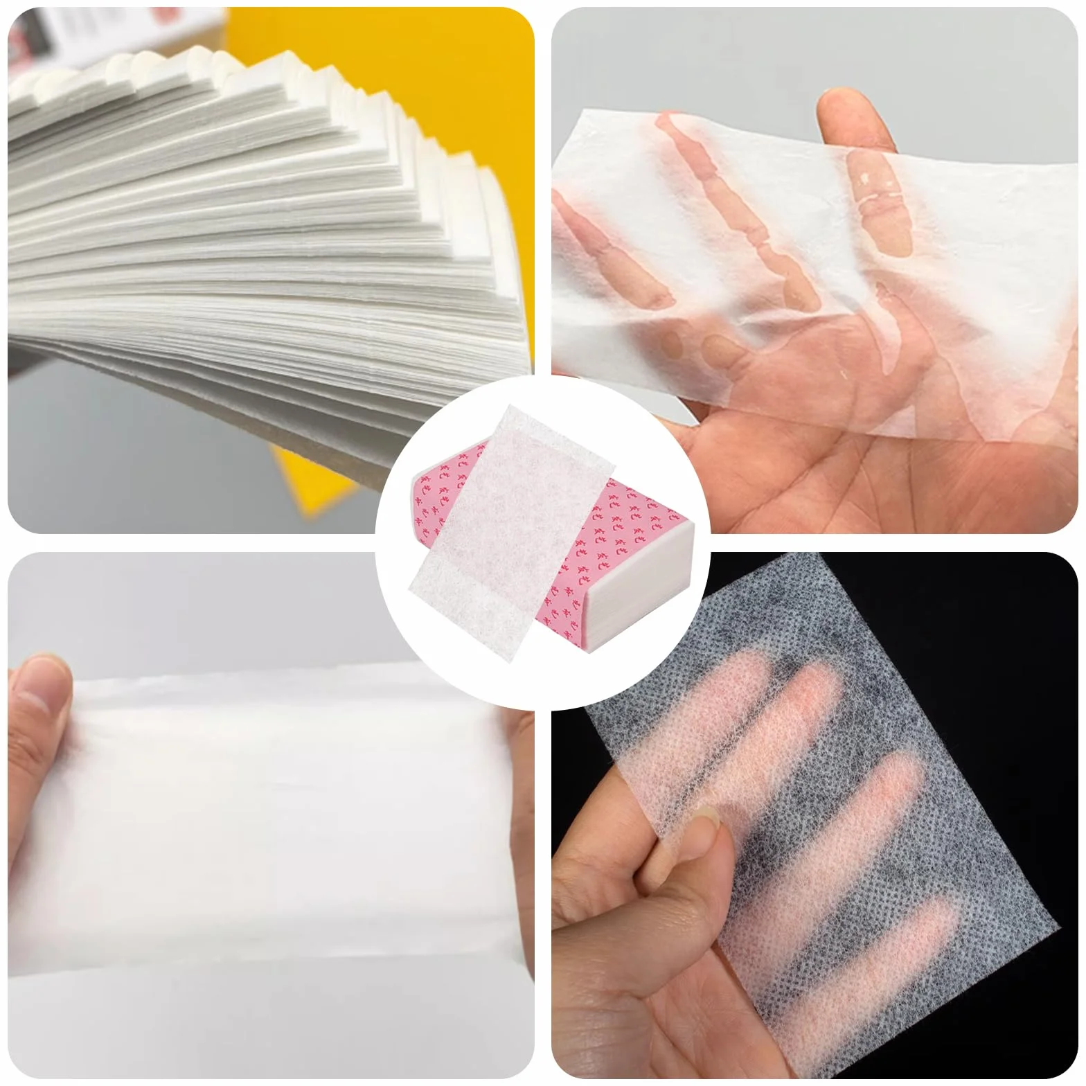 Papel para Permanente de Pelo 300 Piezas Profesional