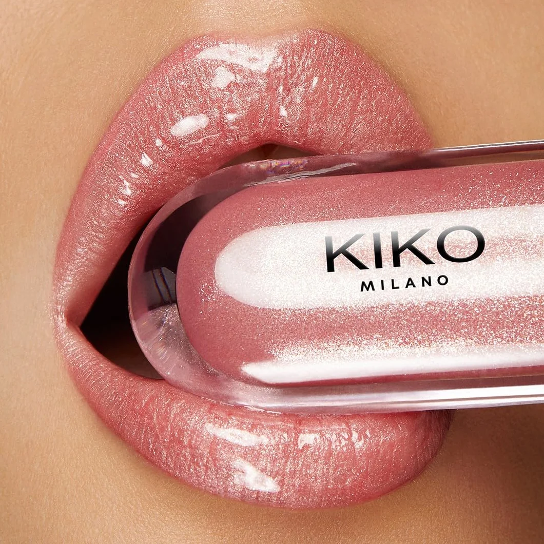 KIKO Milano Glossy Lip Set, 2 Hydrating Lip Glosses & 1 Perfecting Lip Cream