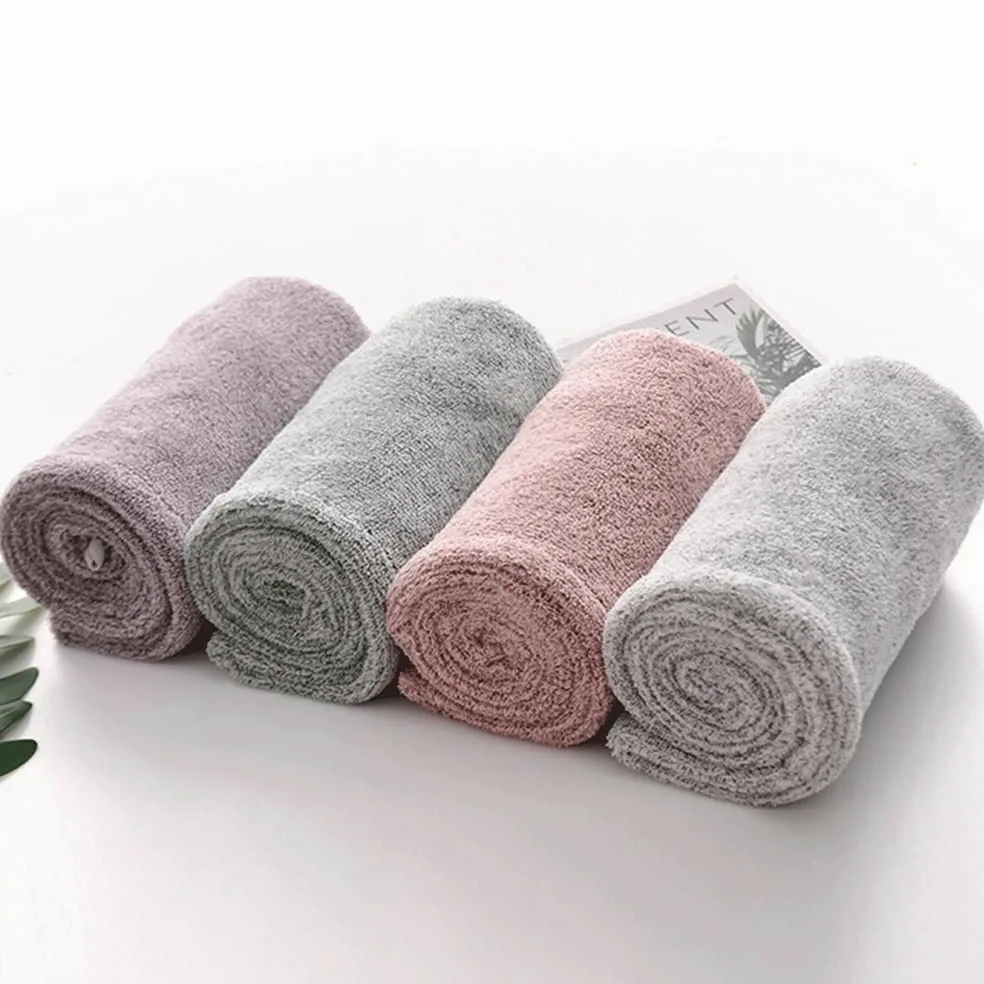 Secador de Pelo de Fibra de bambú, secador de Secado rápido, Turbante, Toalla Seca, Sombrero Envolvente for baño, Gorra rápida(3-Pack)