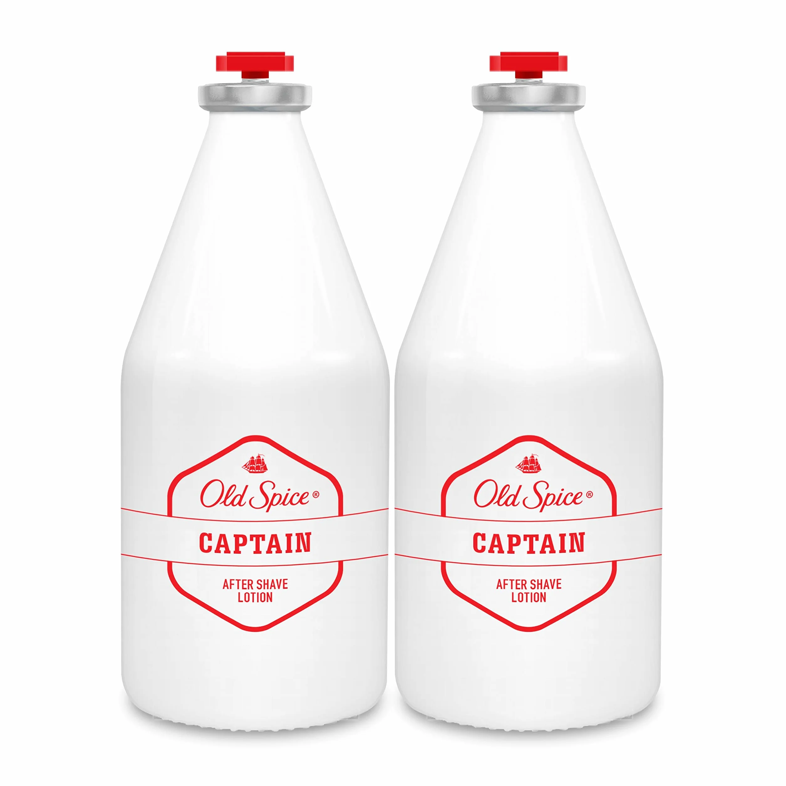 Old Spice Captain Loción Aftershave 100 ml PACK x 2